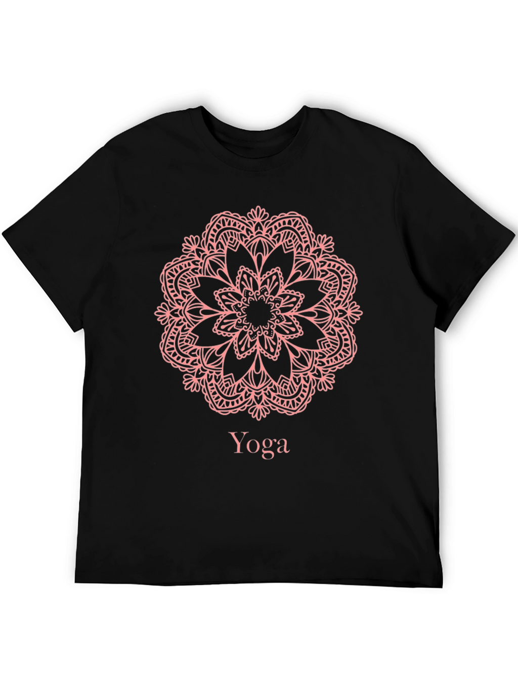 Yoga Mandala T-Shirt - Black