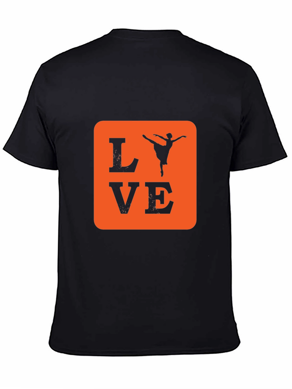 Love Ballet Dancer T-Shirt - Black Cotton Tee