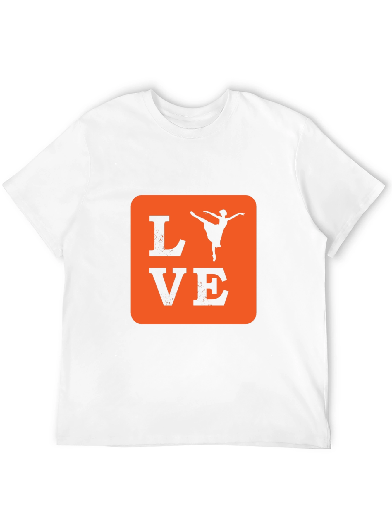 Love Ballet Dancer T-Shirt - Black Cotton Tee