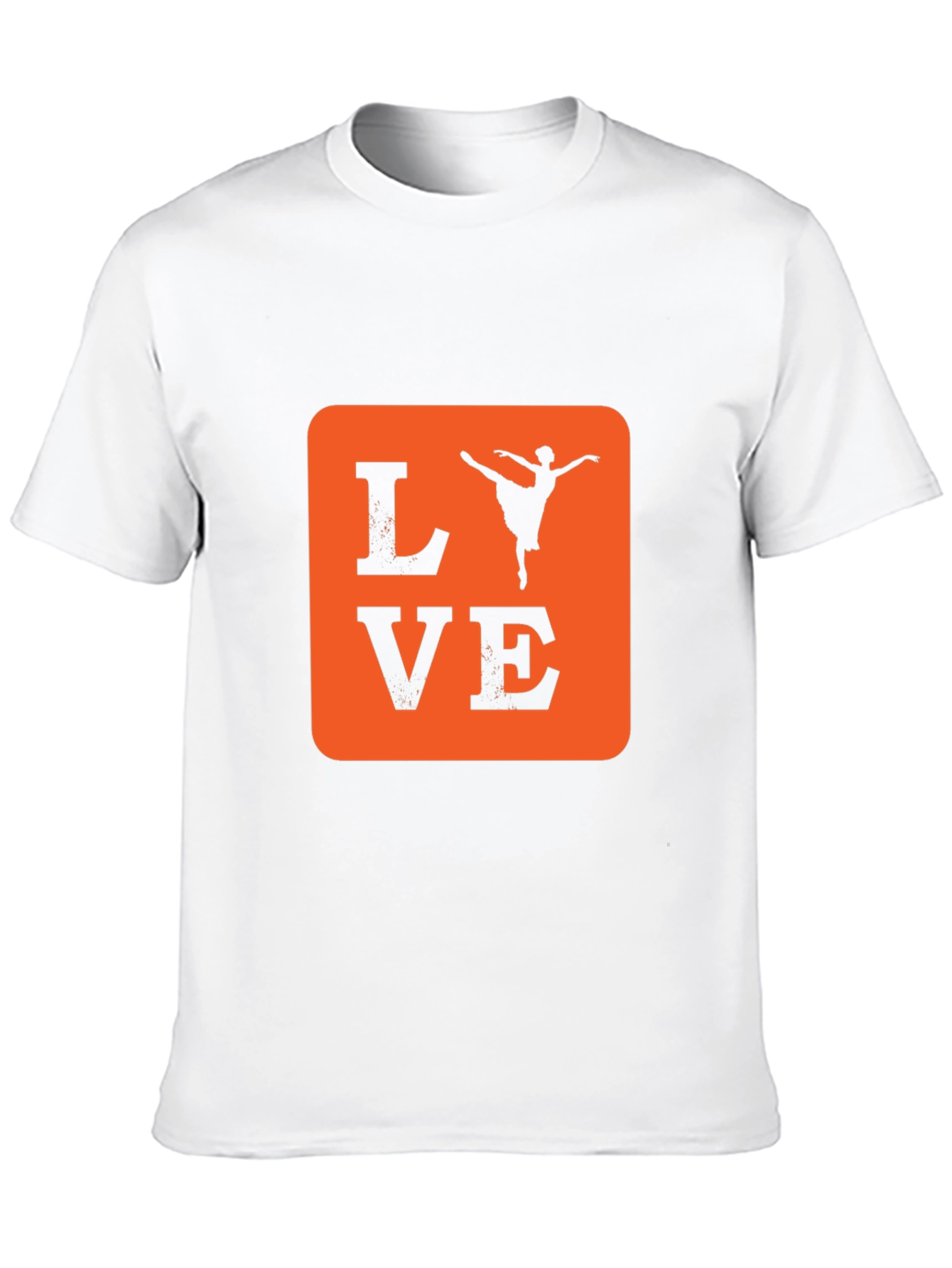 Love Ballet Dancer T-Shirt - Black Cotton Tee