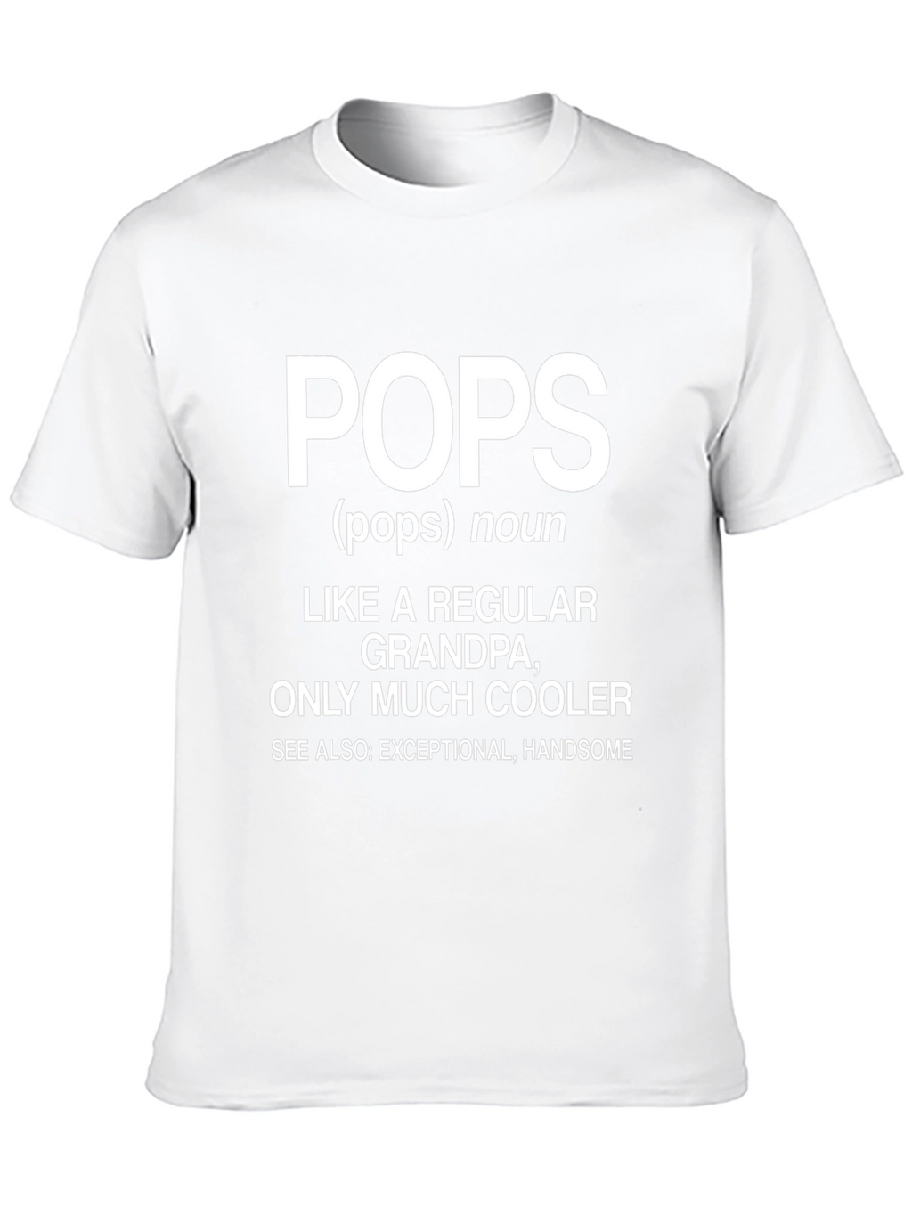 Pops Definition T-Shirt: Cool Grandpa