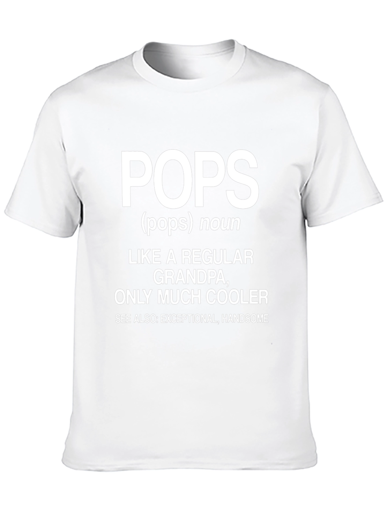 Pops Definition T-Shirt: Cool Grandpa