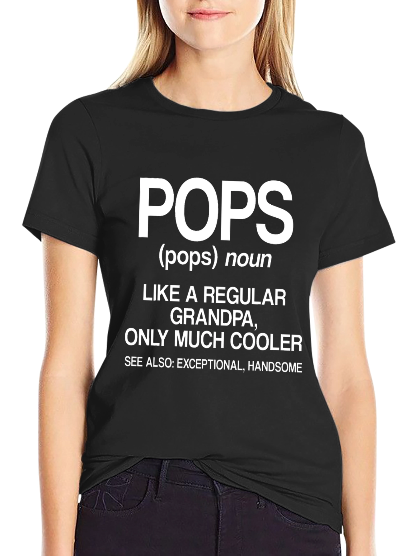 Pops Definition T-Shirt: Cool Grandpa