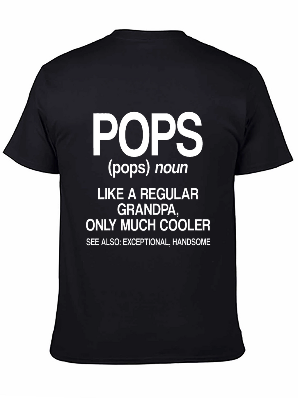 Pops Definition T-Shirt: Cool Grandpa