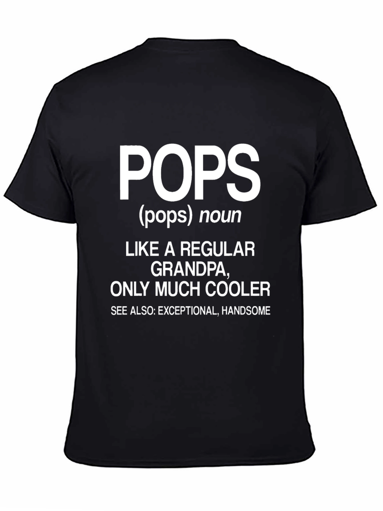 Pops Definition T-Shirt: Cool Grandpa