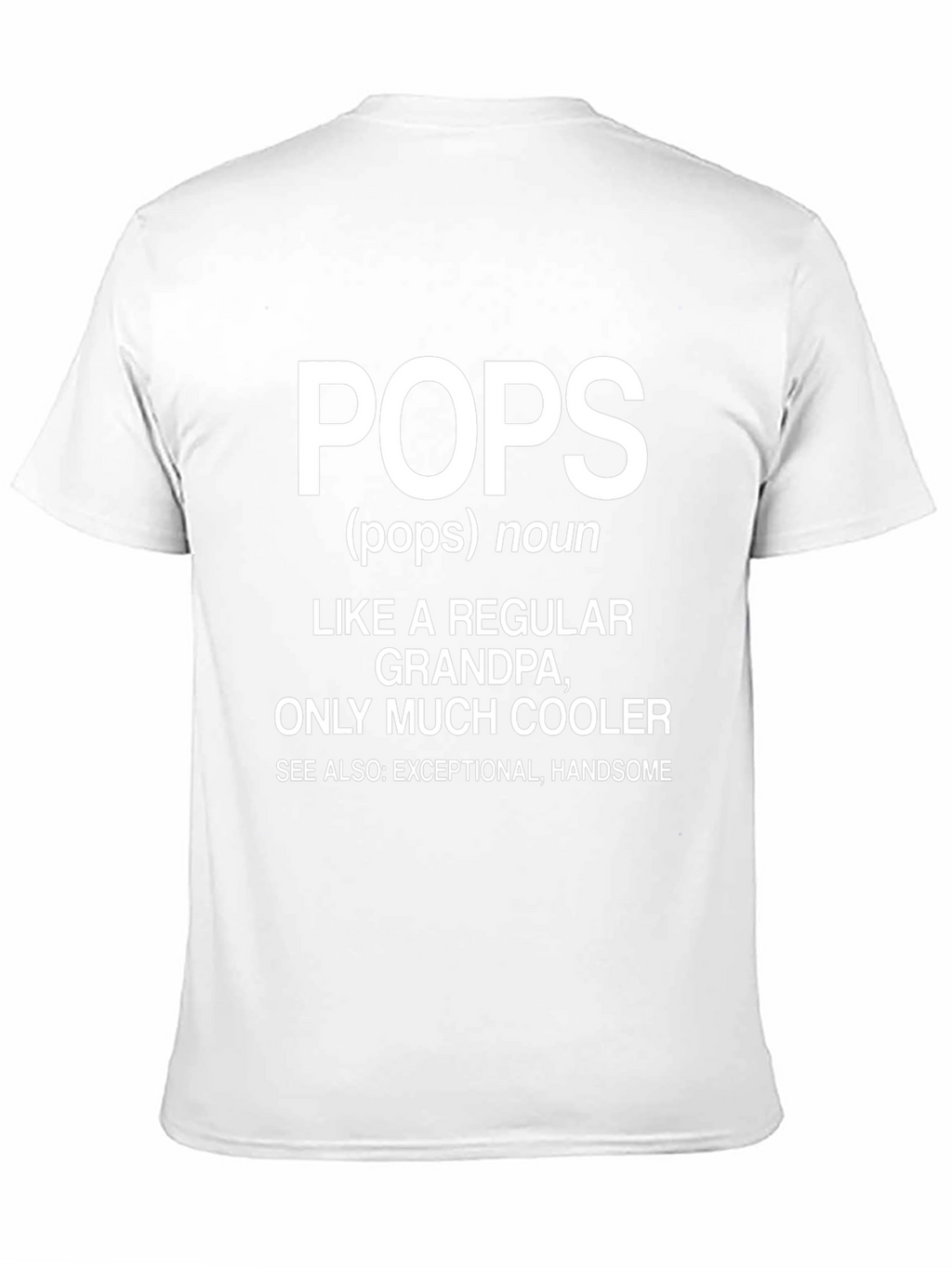Pops Definition T-Shirt: Cool Grandpa