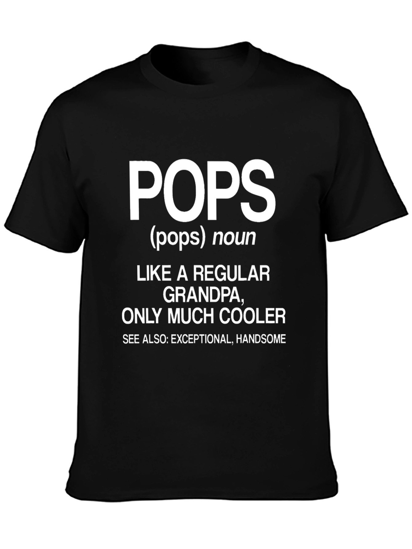 Pops Definition T-Shirt: Cool Grandpa