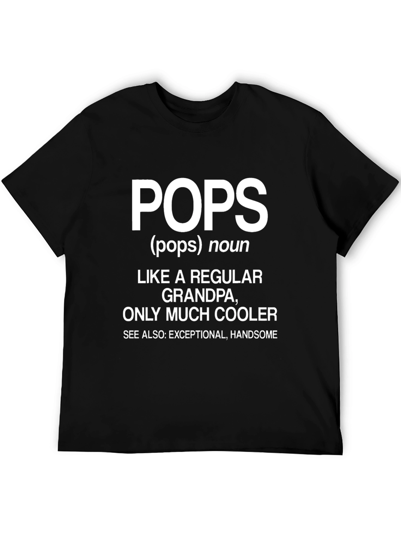 Pops Definition T-Shirt: Cool Grandpa