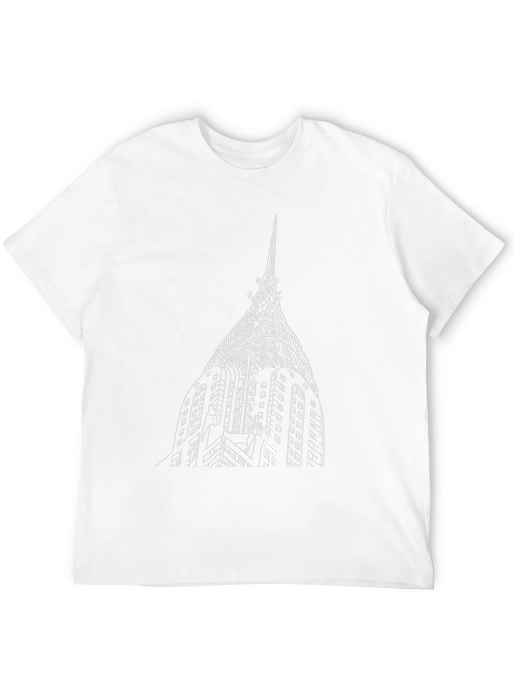 Chrysler Building Graphic Tee - Classic Black T-Shirt