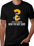Indecisive Funny Graphic T-Shirt - Black