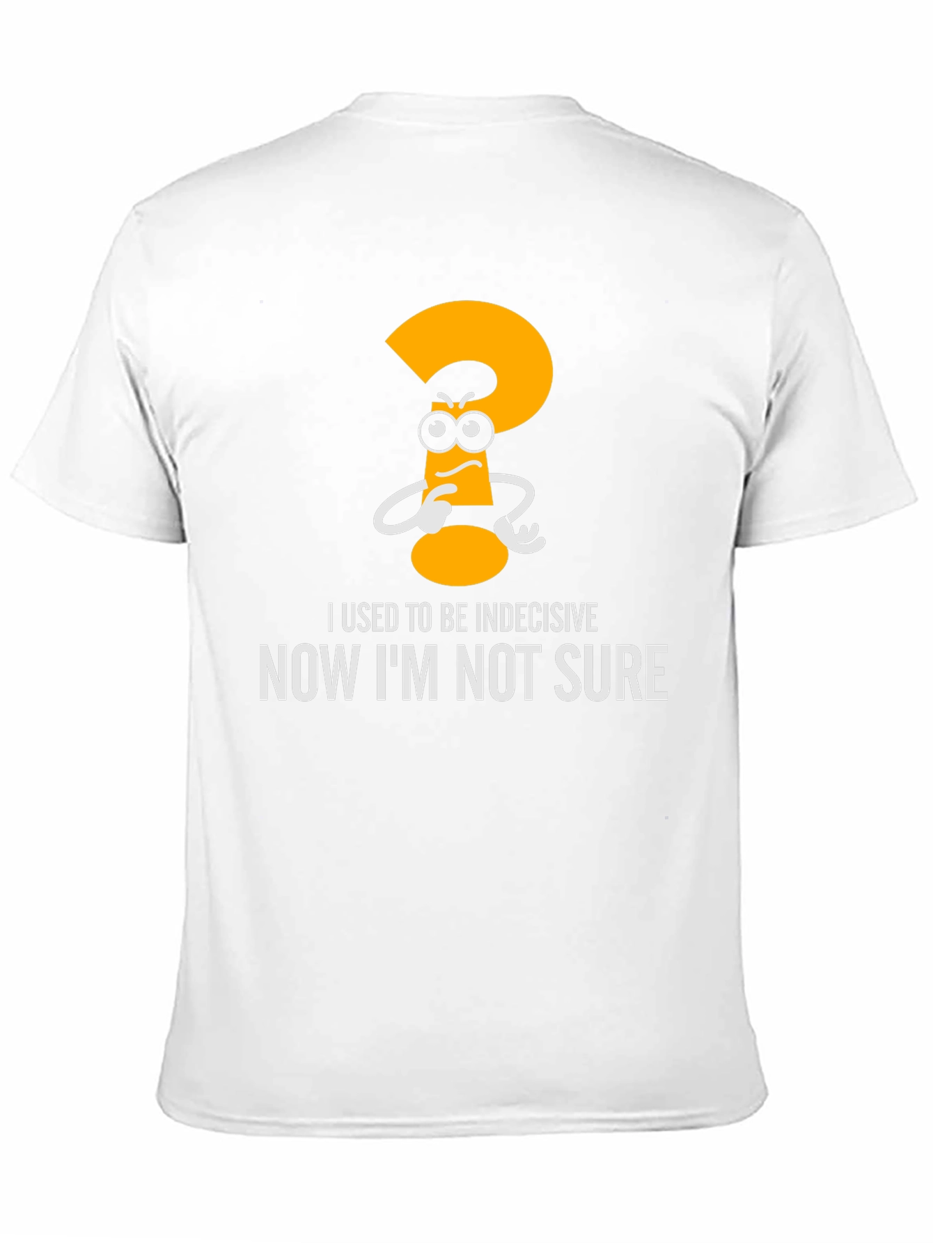 Indecisive Funny Graphic T-Shirt - Black