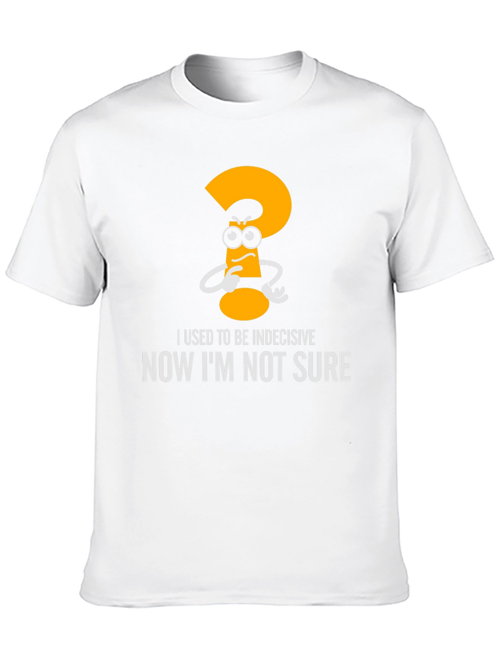 Indecisive Funny Graphic T-Shirt - Black
