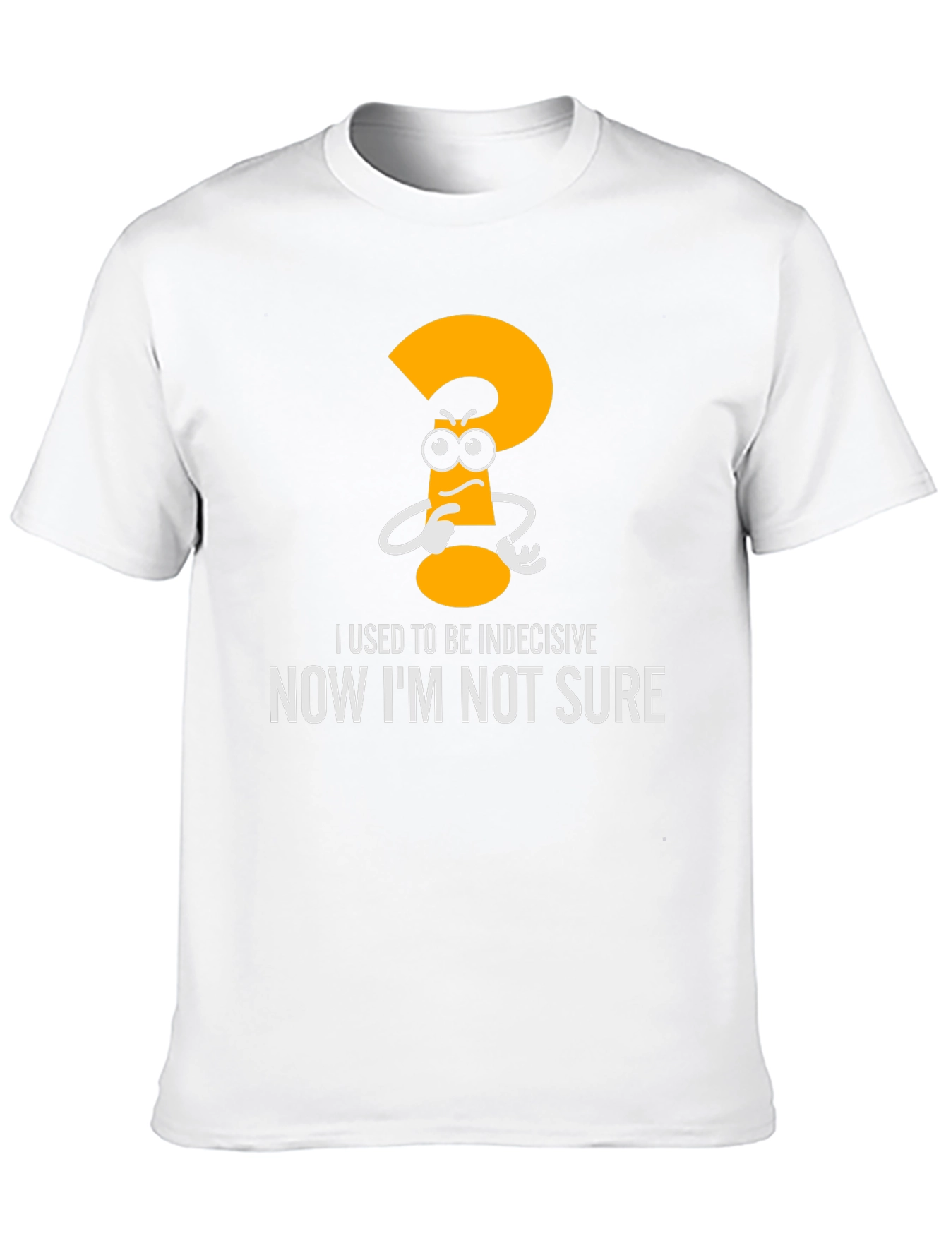 Indecisive Funny Graphic T-Shirt - Black
