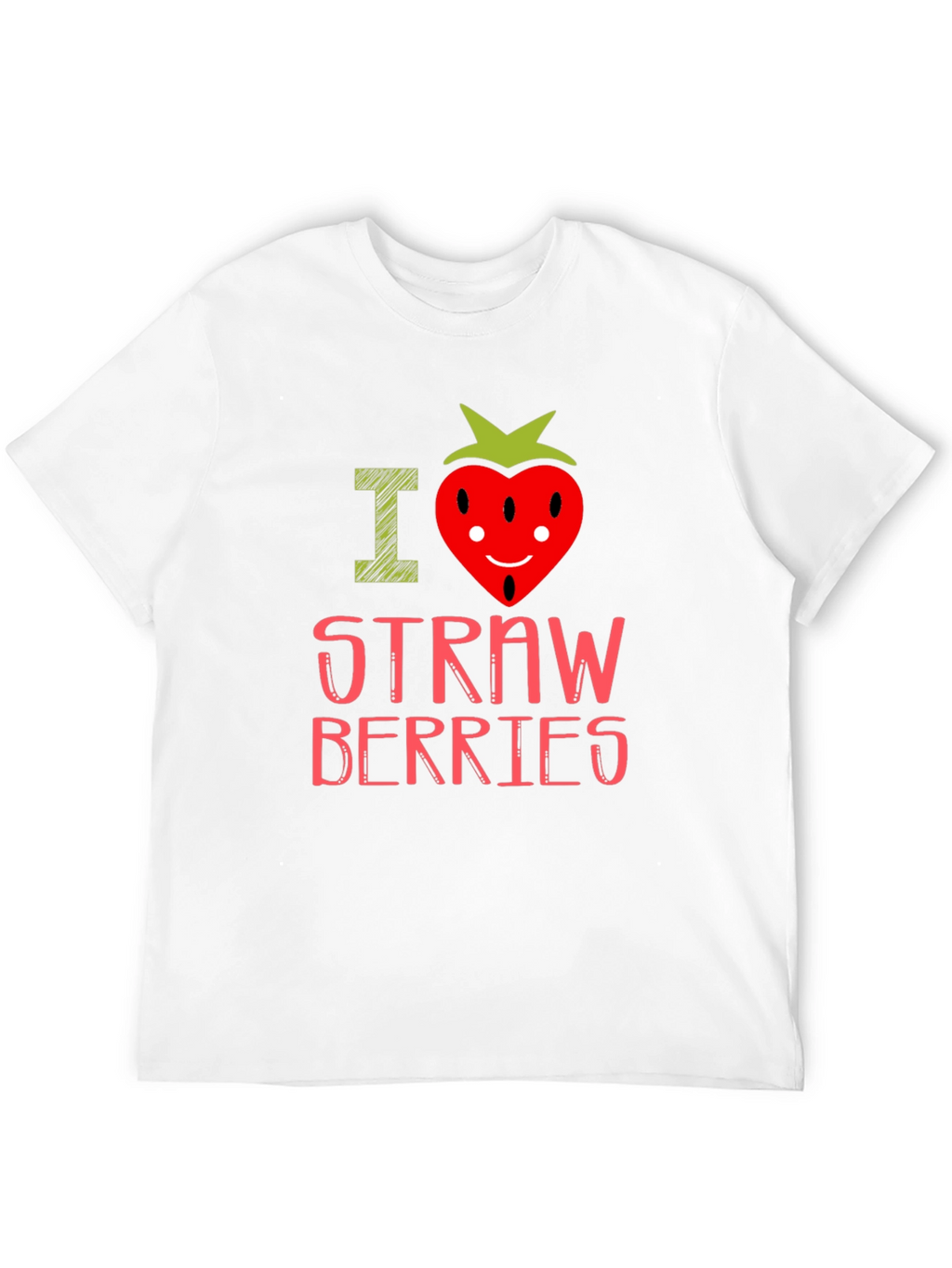 I Heart Strawberries Graphic Tee