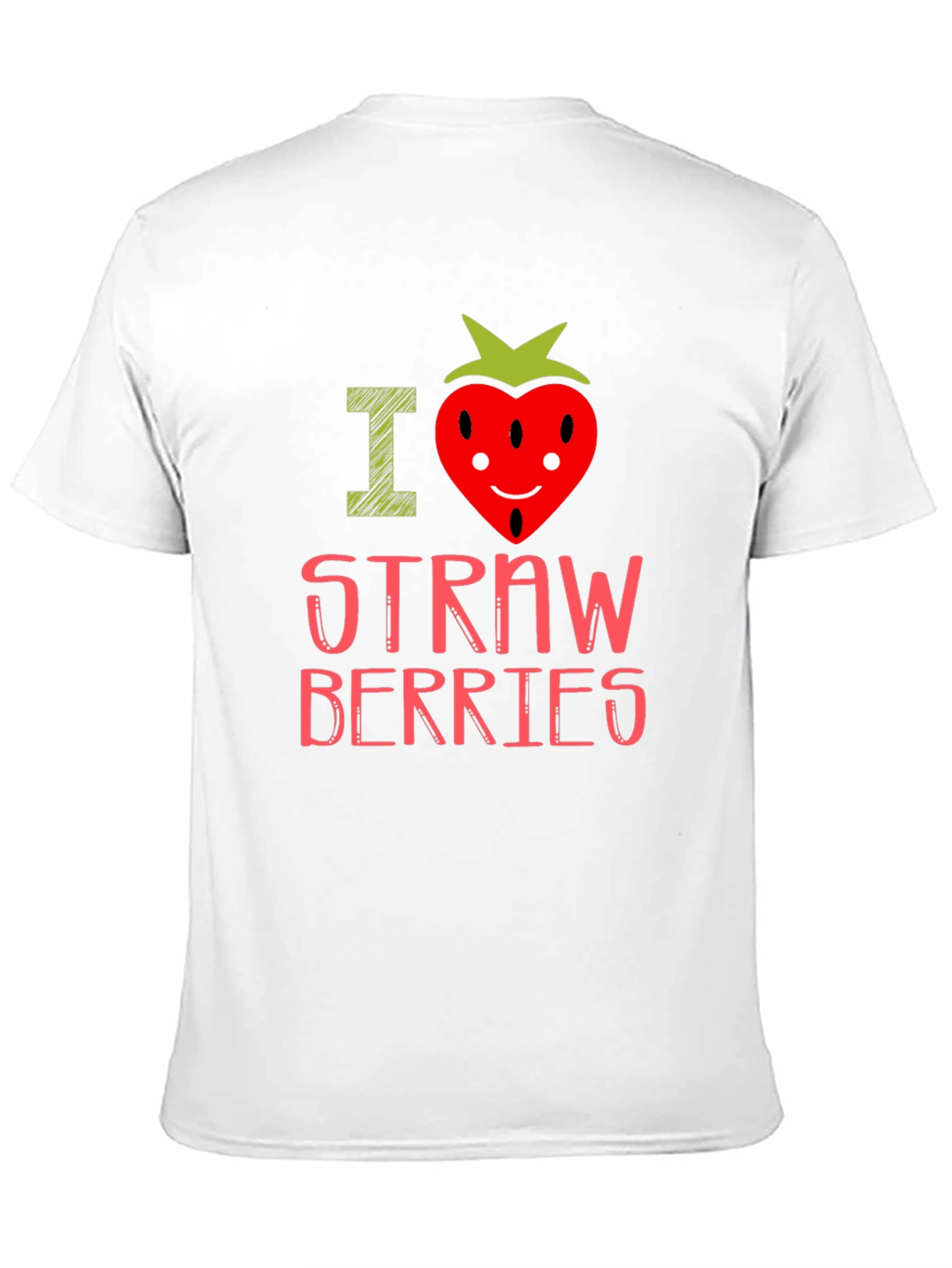 I Heart Strawberries Graphic Tee