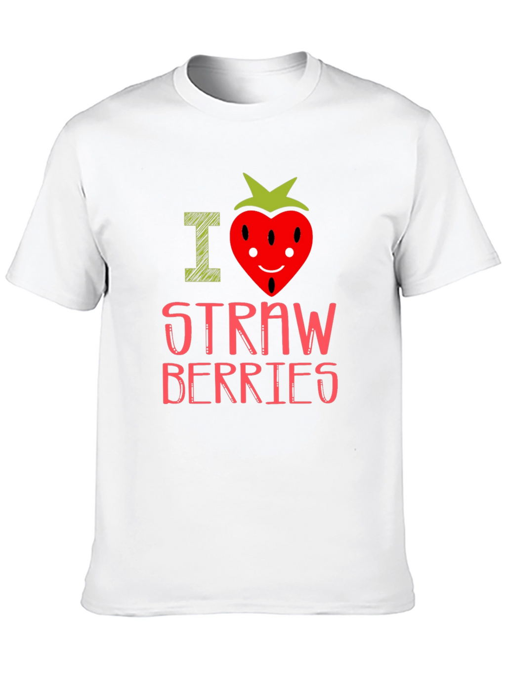 I Heart Strawberries Graphic Tee
