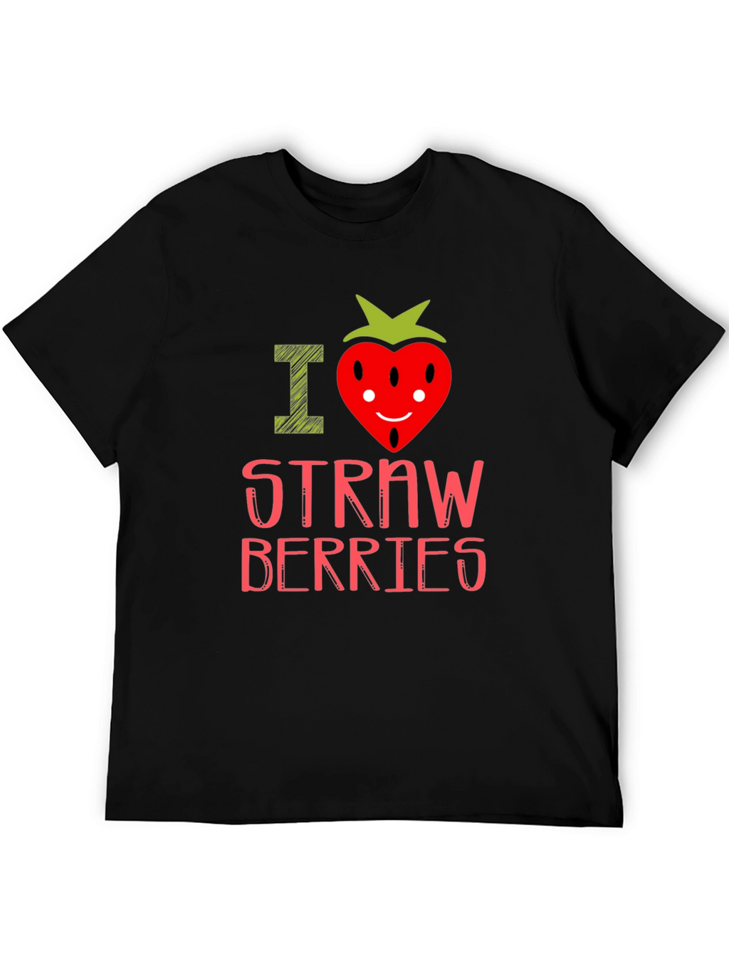 I Heart Strawberries Graphic Tee