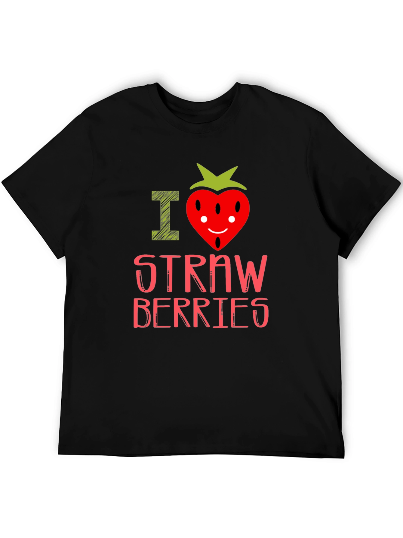 I Heart Strawberries Graphic Tee