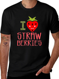 I Heart Strawberries Graphic Tee