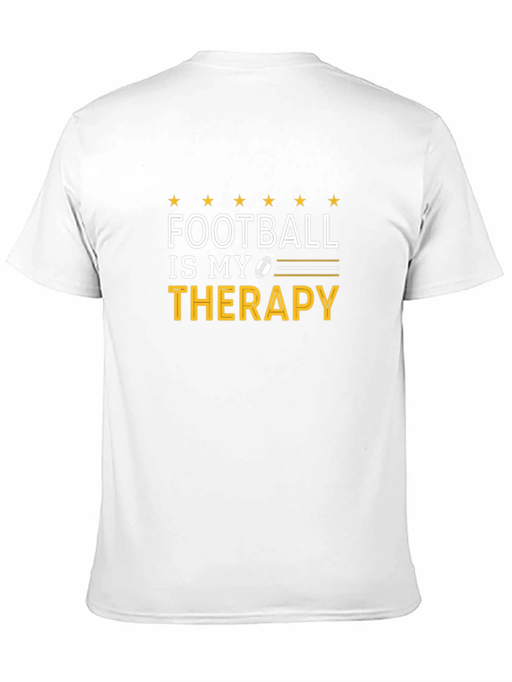 Football Is My Therapy Graphic T-Shirt