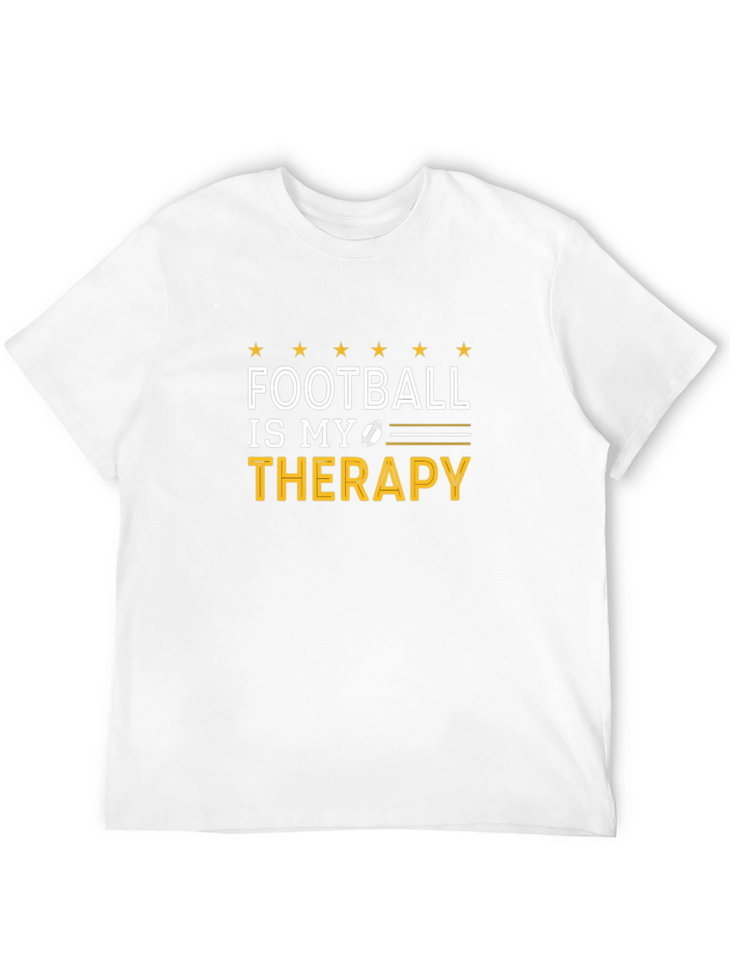 Football Is My Therapy Graphic T-Shirt