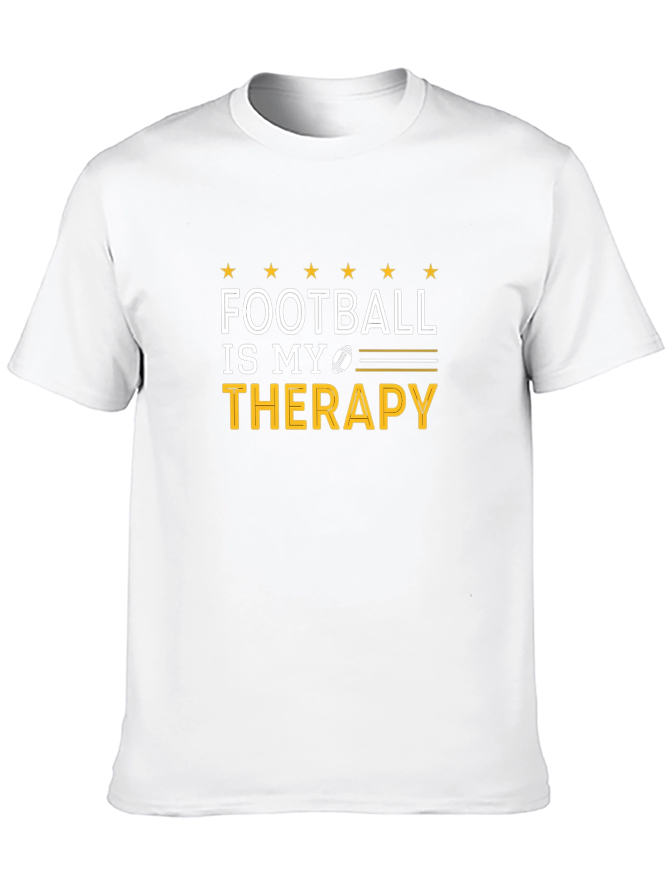 Football Is My Therapy Graphic T-Shirt