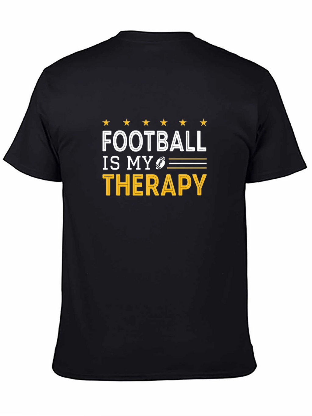 Football Is My Therapy Graphic T-Shirt