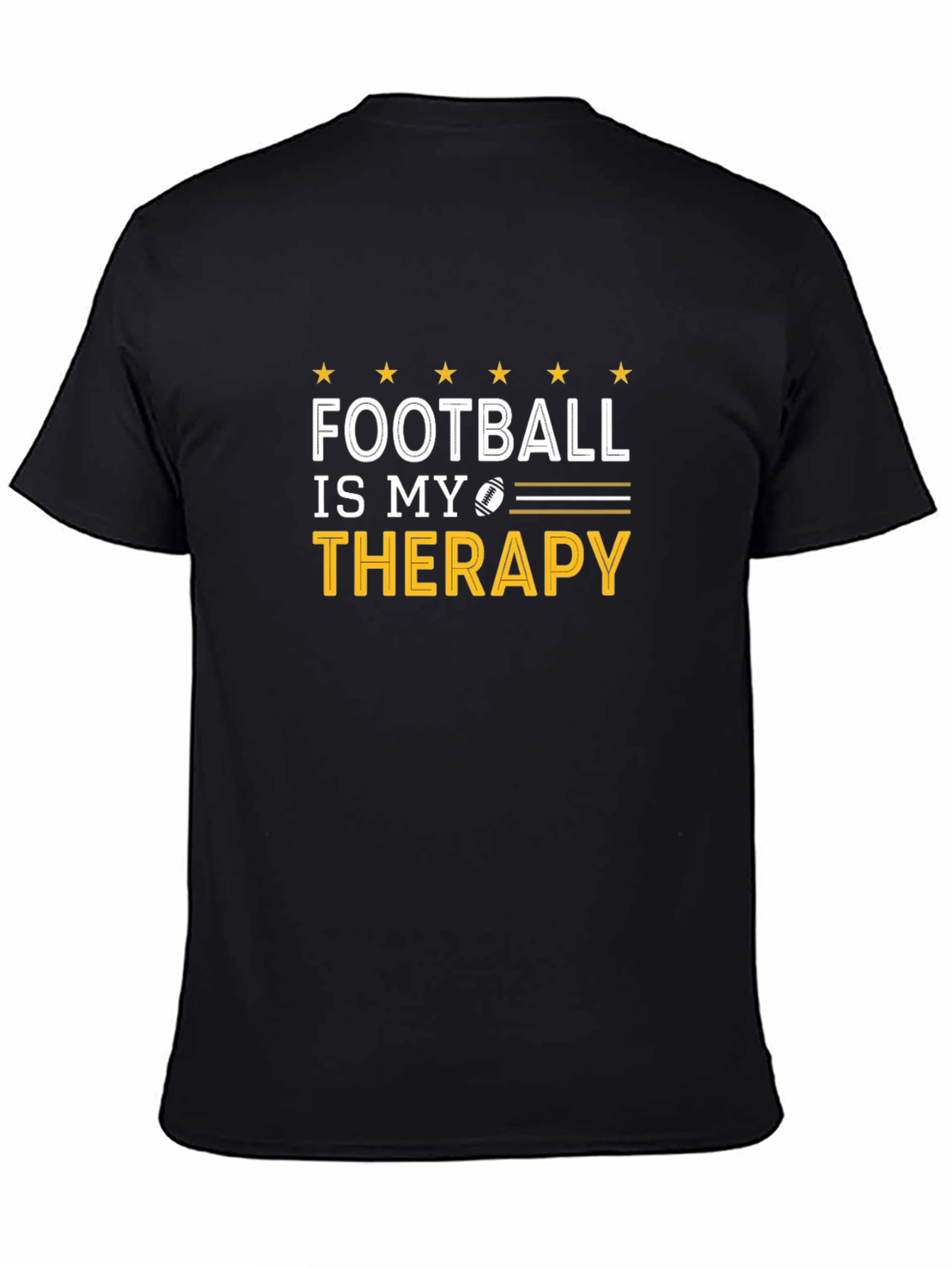 Football Is My Therapy Graphic T-Shirt