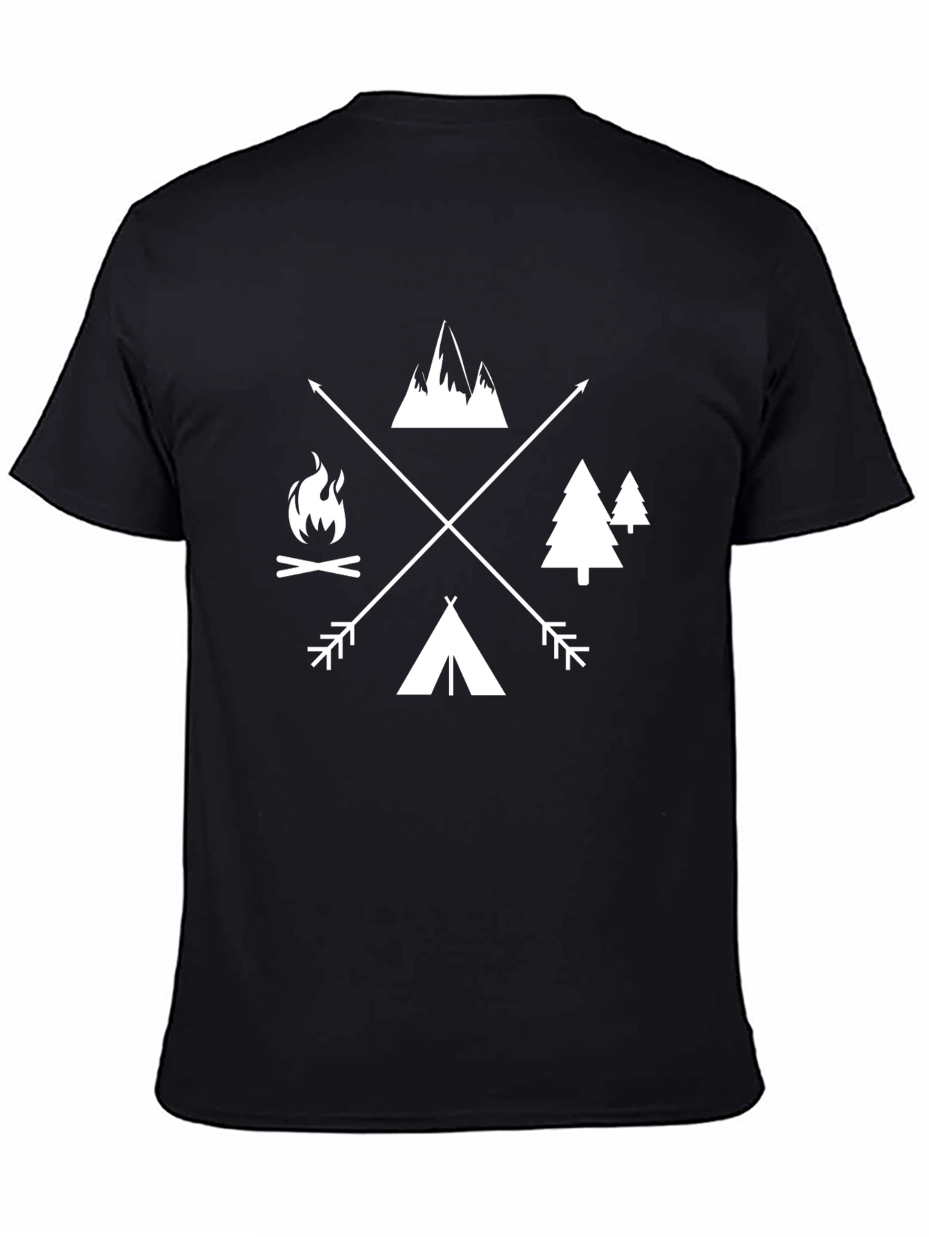 Outdoor Adventure Graphic Tee - Camping Shirt