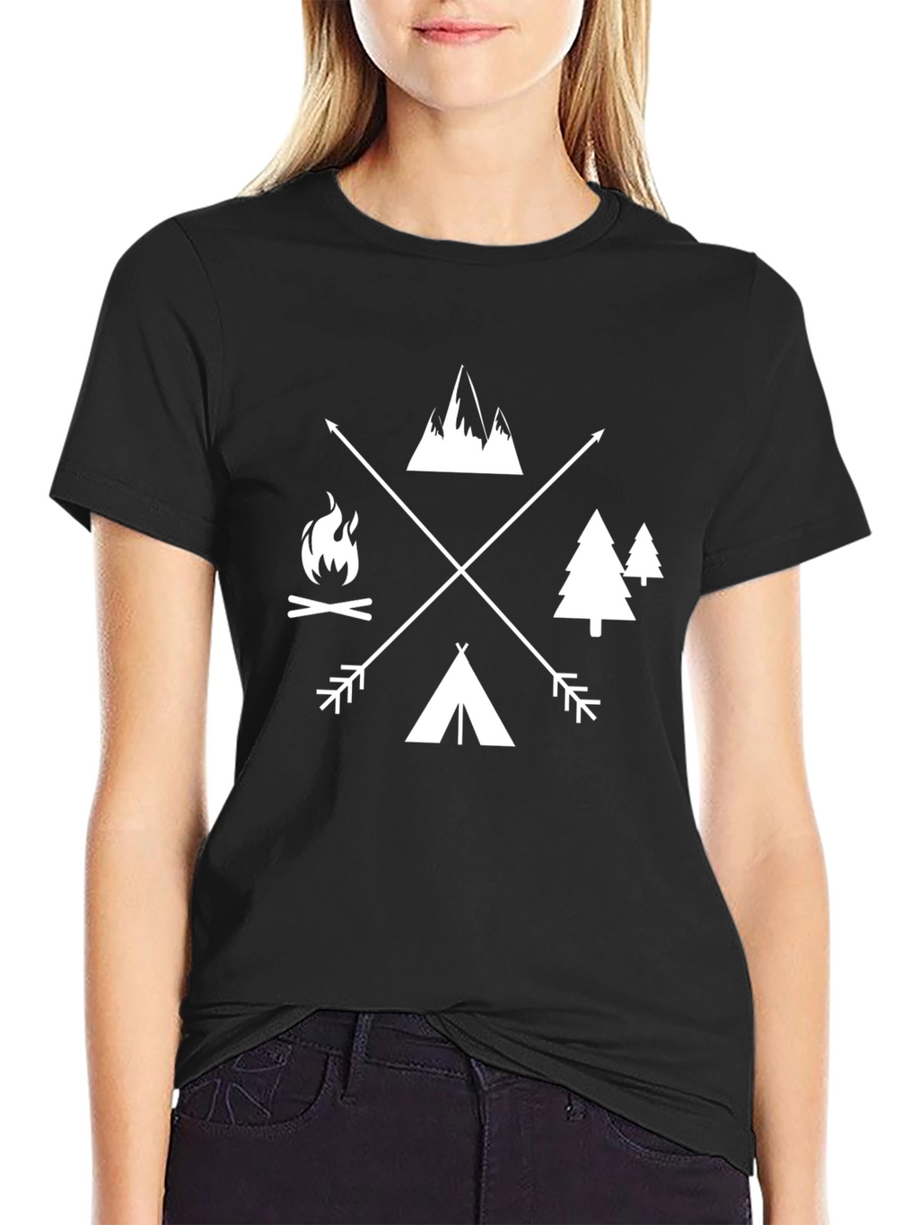 Outdoor Adventure Graphic Tee - Camping Shirt