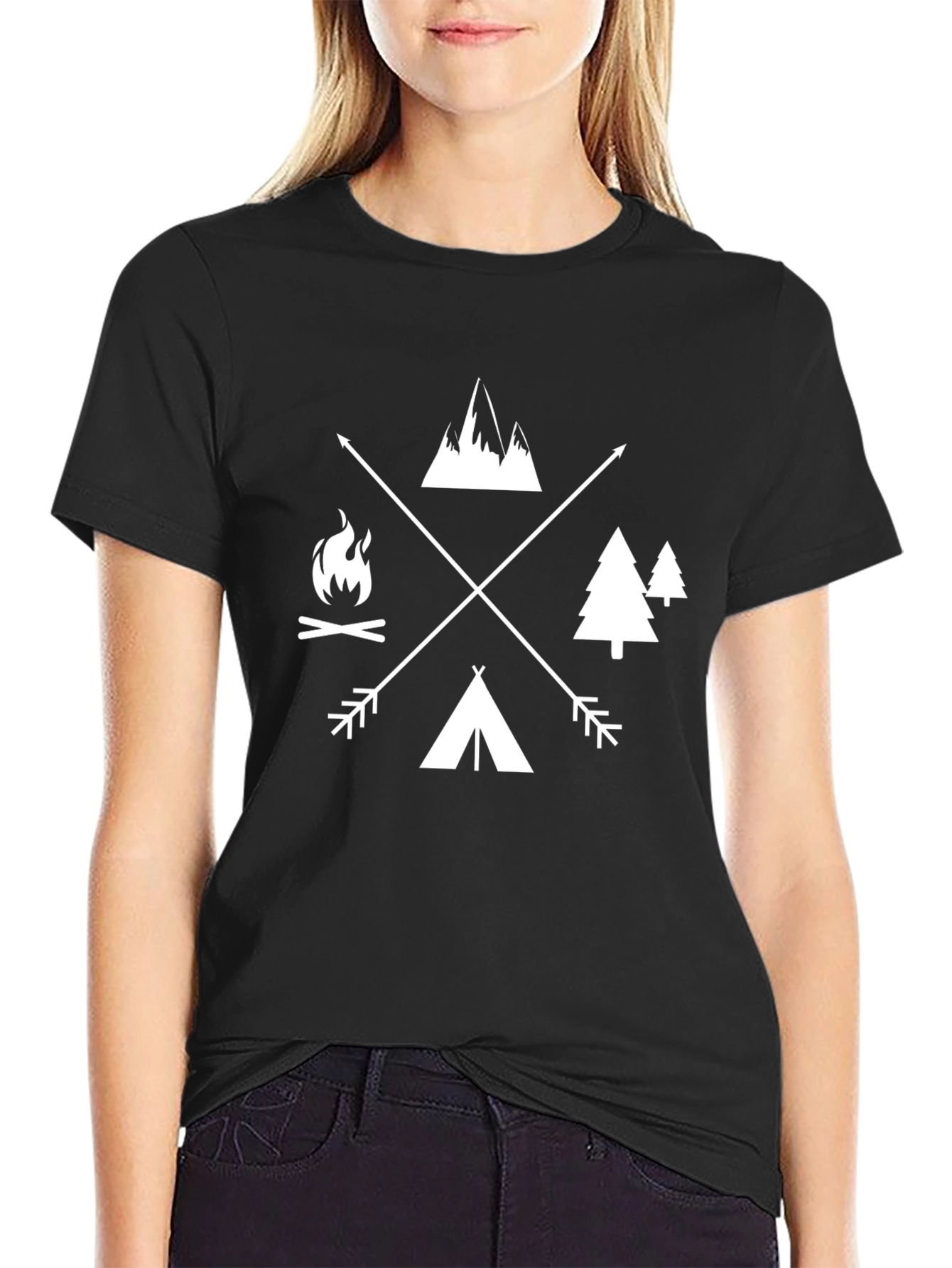 Outdoor Adventure Graphic Tee - Camping Shirt