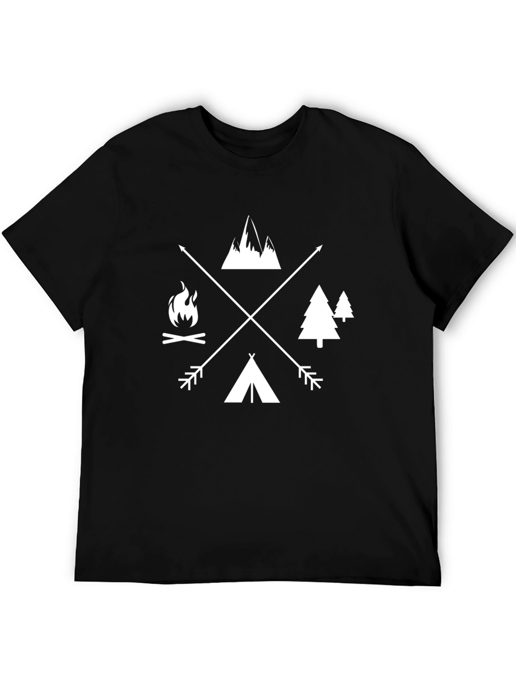 Outdoor Adventure Graphic Tee - Camping Shirt