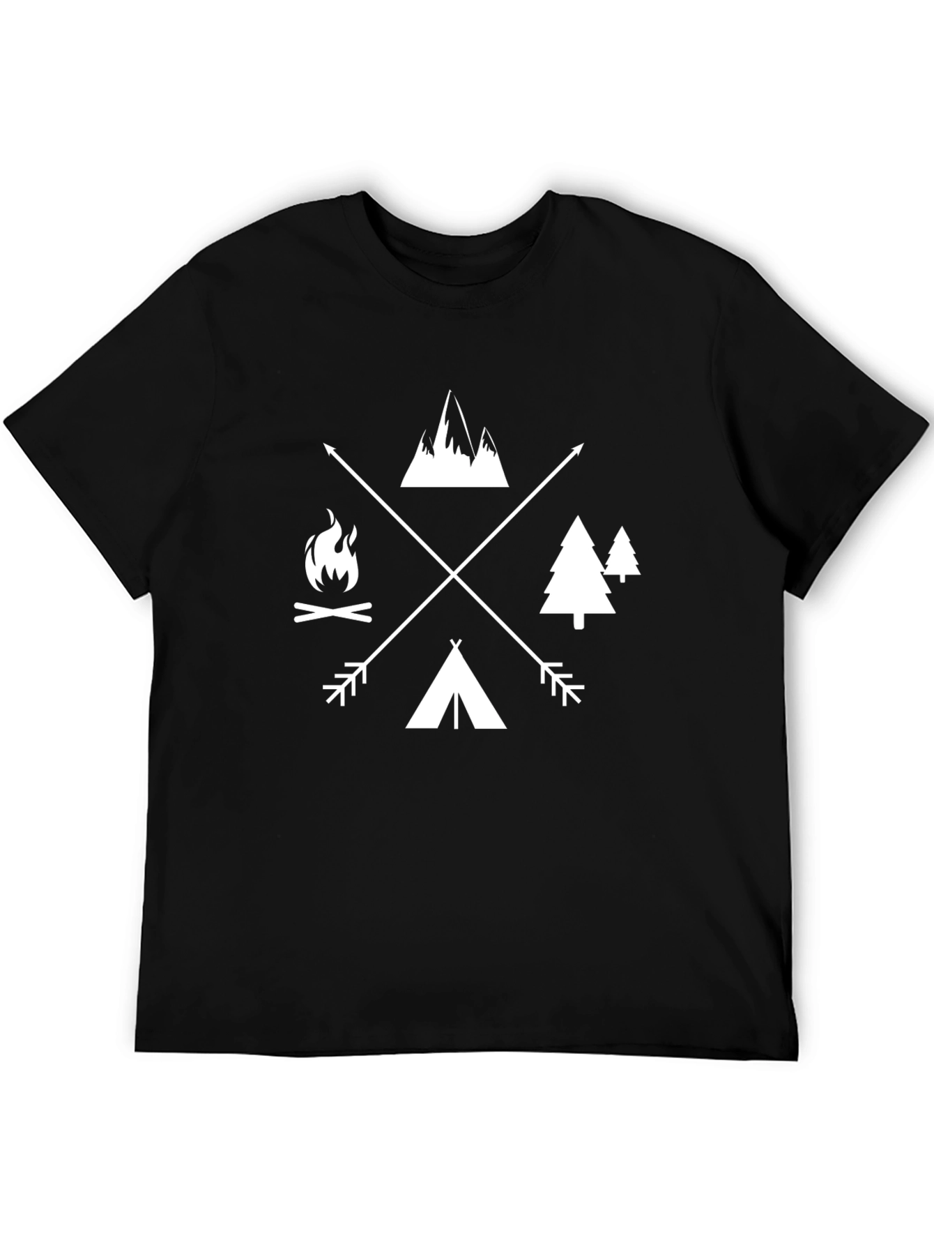 Outdoor Adventure Graphic Tee - Camping Shirt