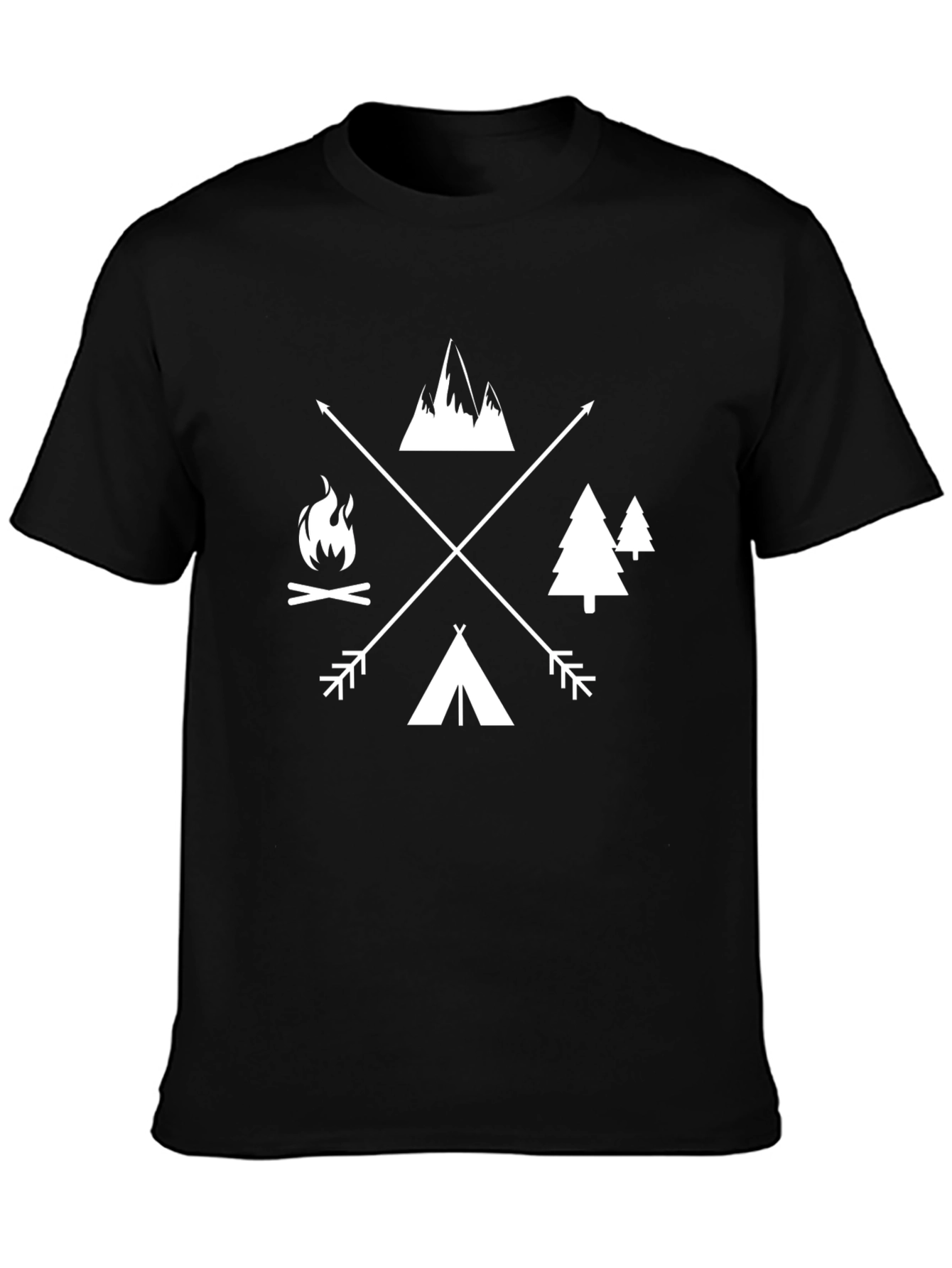 Outdoor Adventure Graphic Tee - Camping Shirt