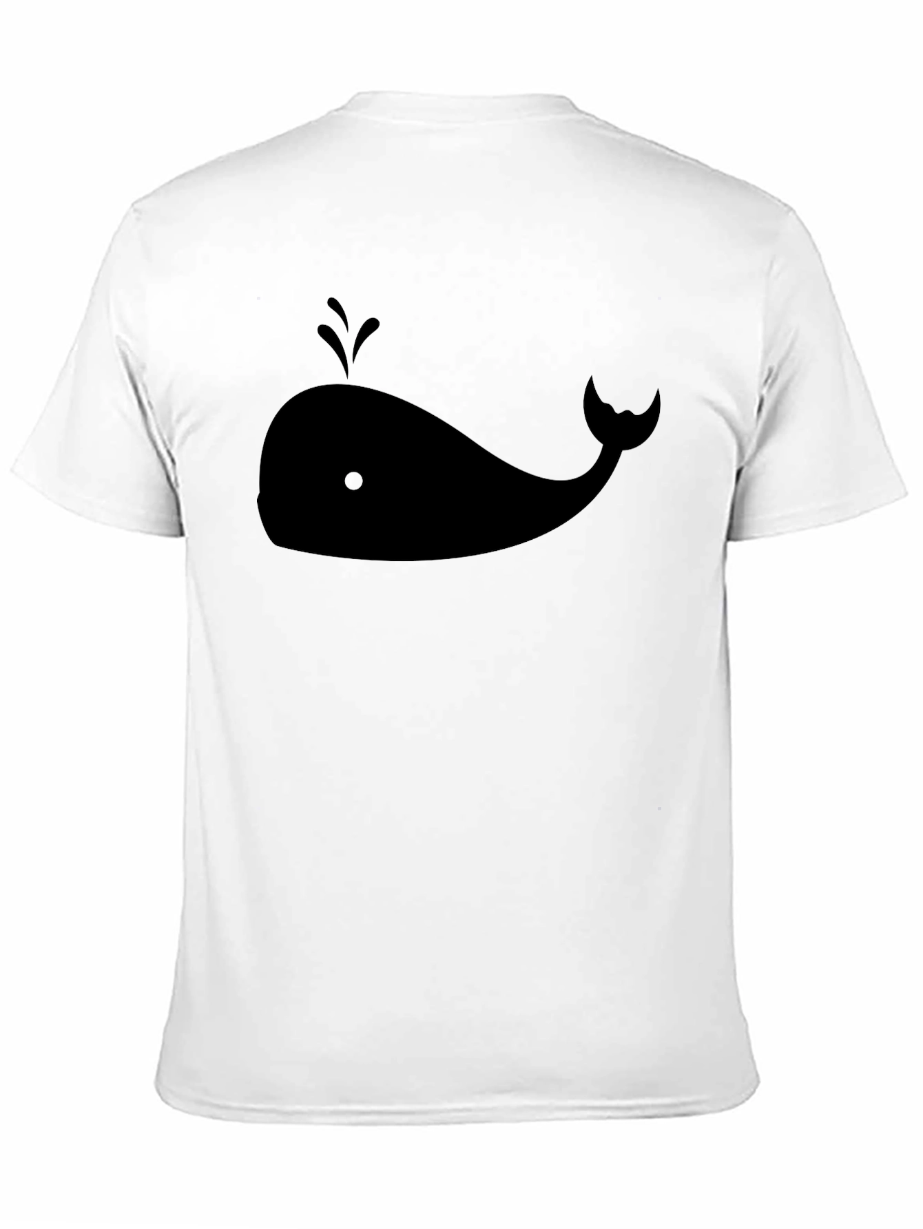 Whale Graphic Tee - Stylish Black Cotton T-Shirt