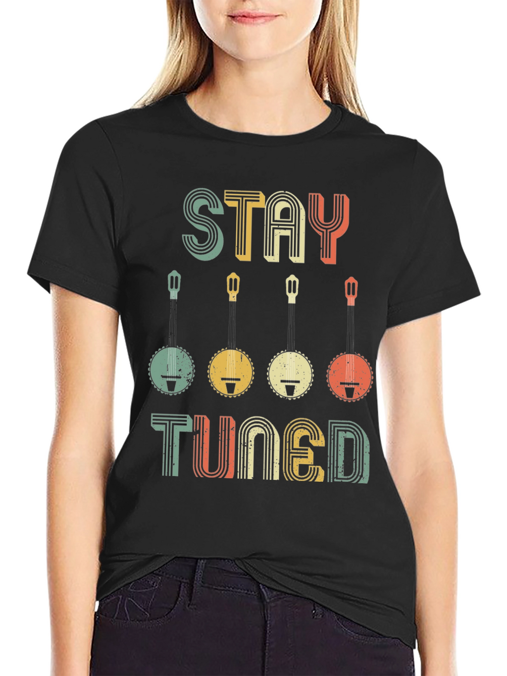 Stay Tuned Banjo Music T-Shirt