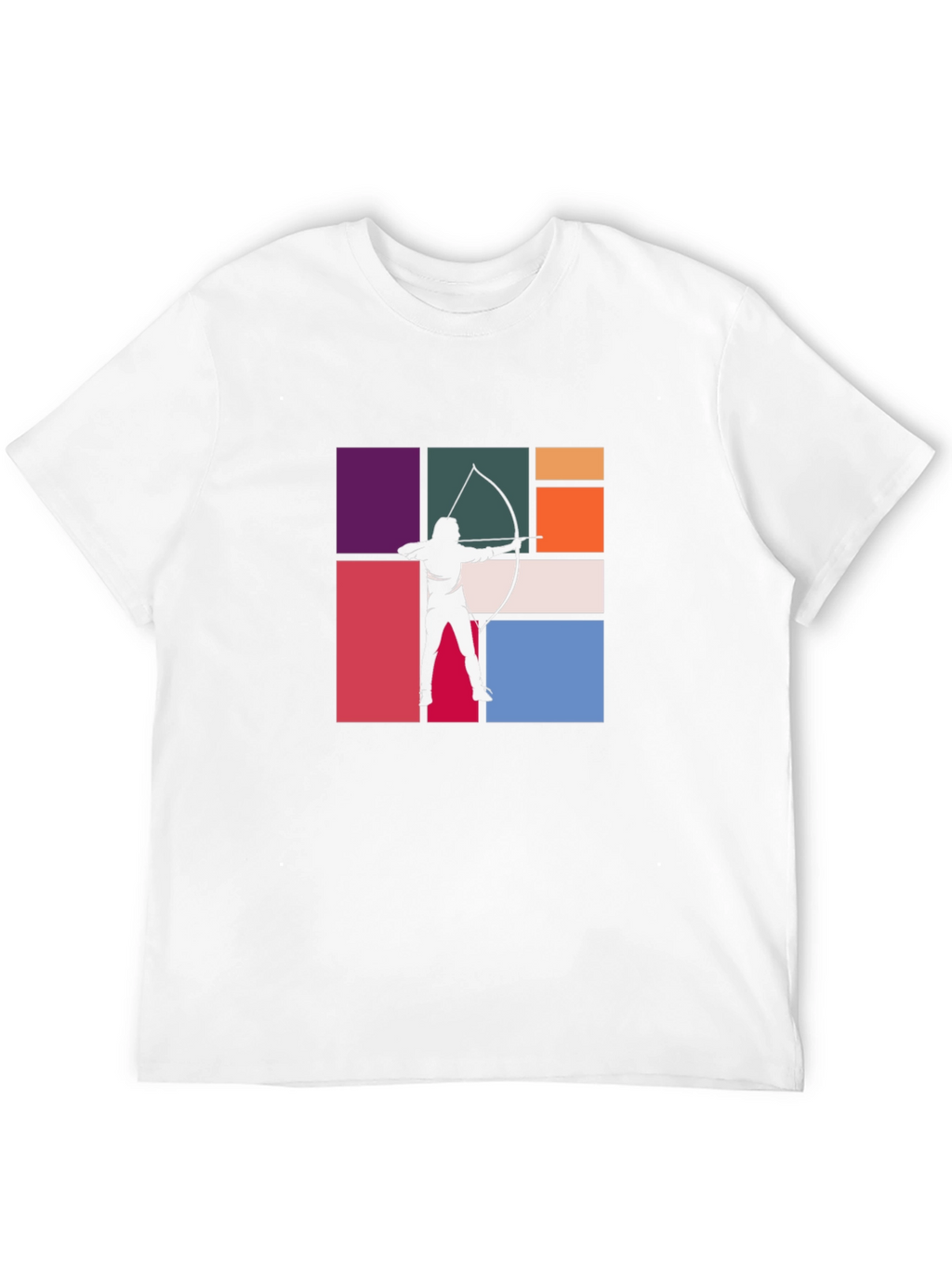 Archery Silhouette Graphic Tee - Black