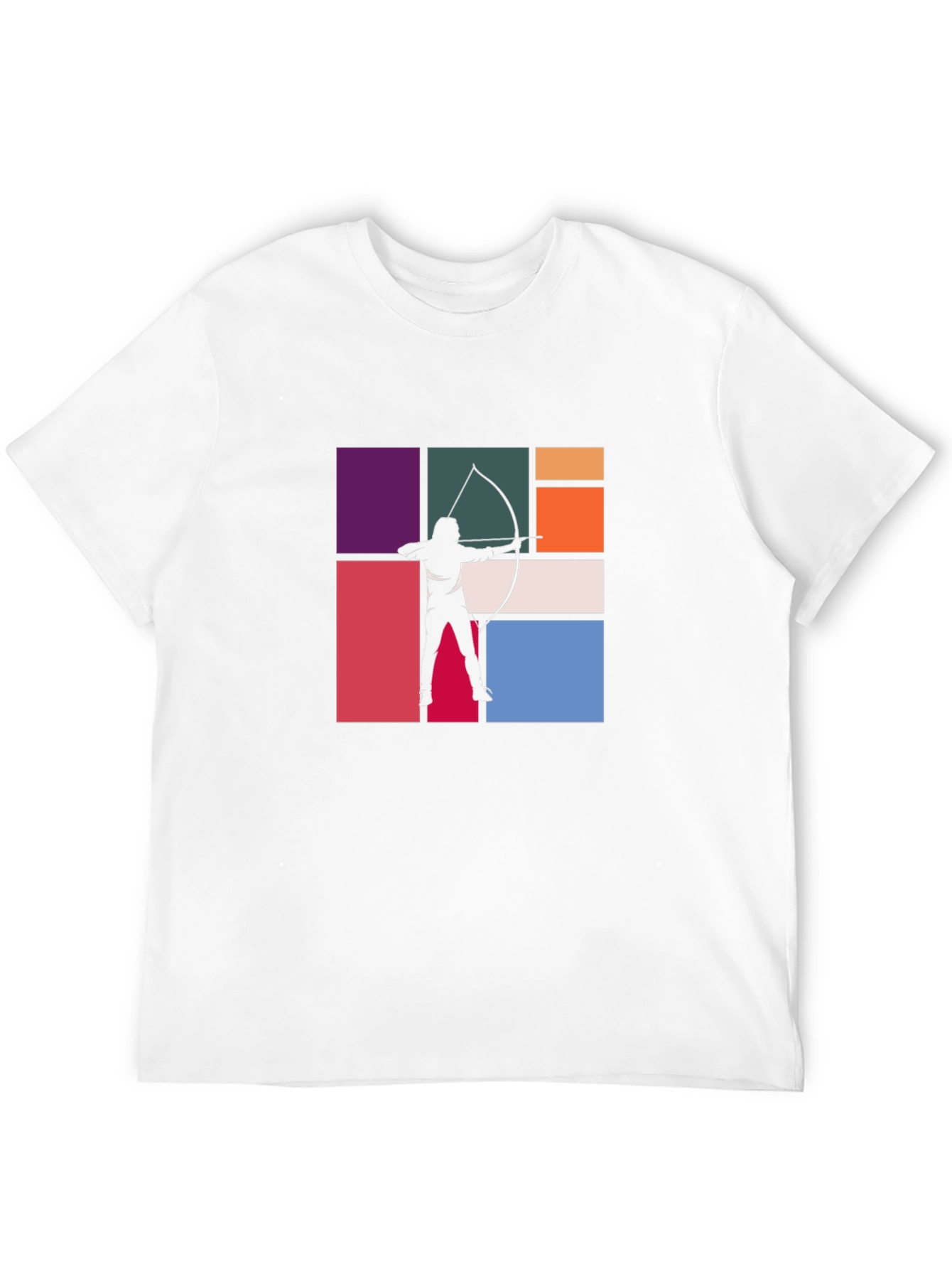 Archery Silhouette Graphic Tee - Black