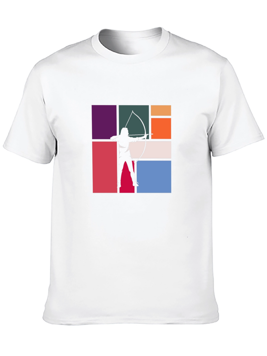 Archery Silhouette Graphic Tee - Black