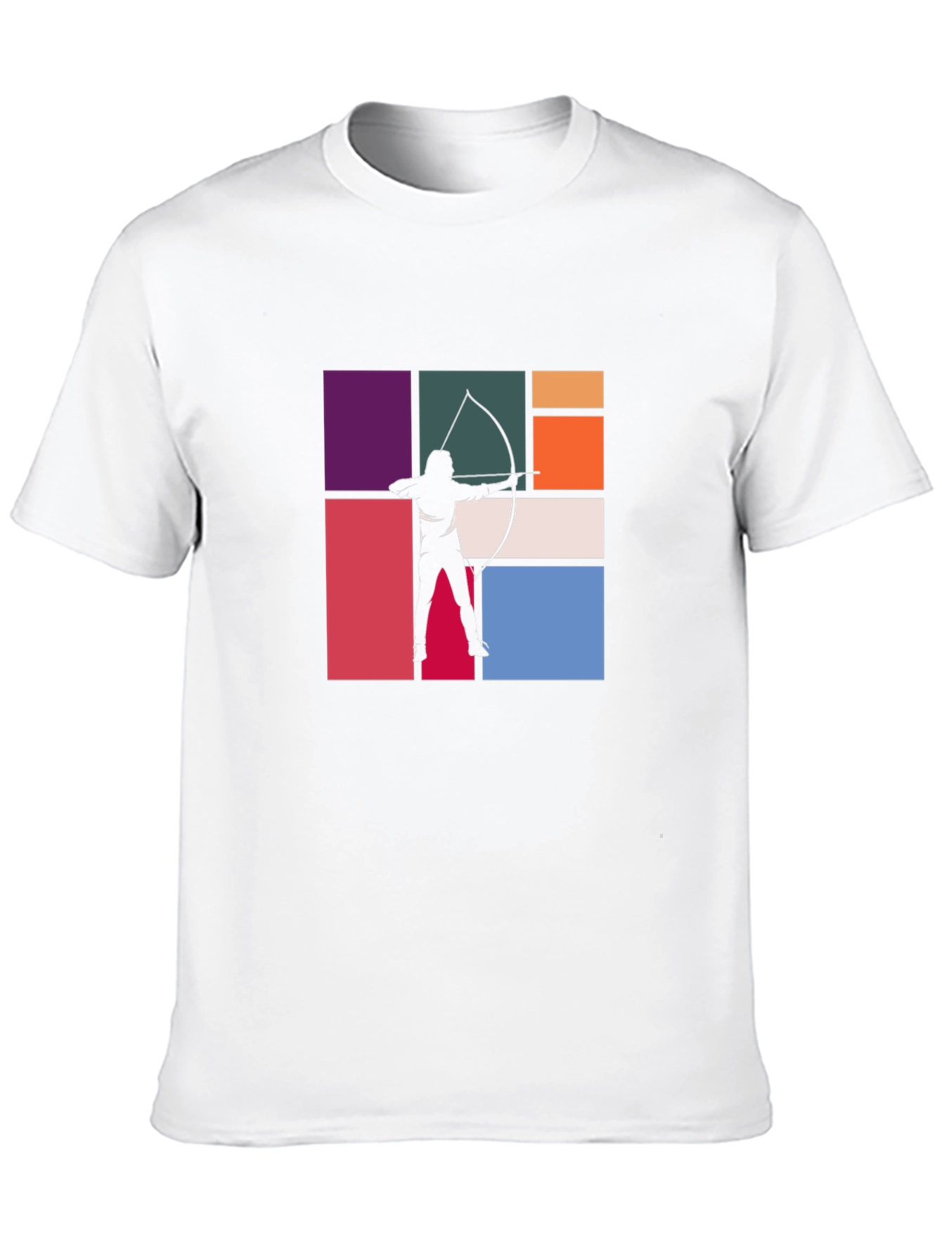 Archery Silhouette Graphic Tee - Black