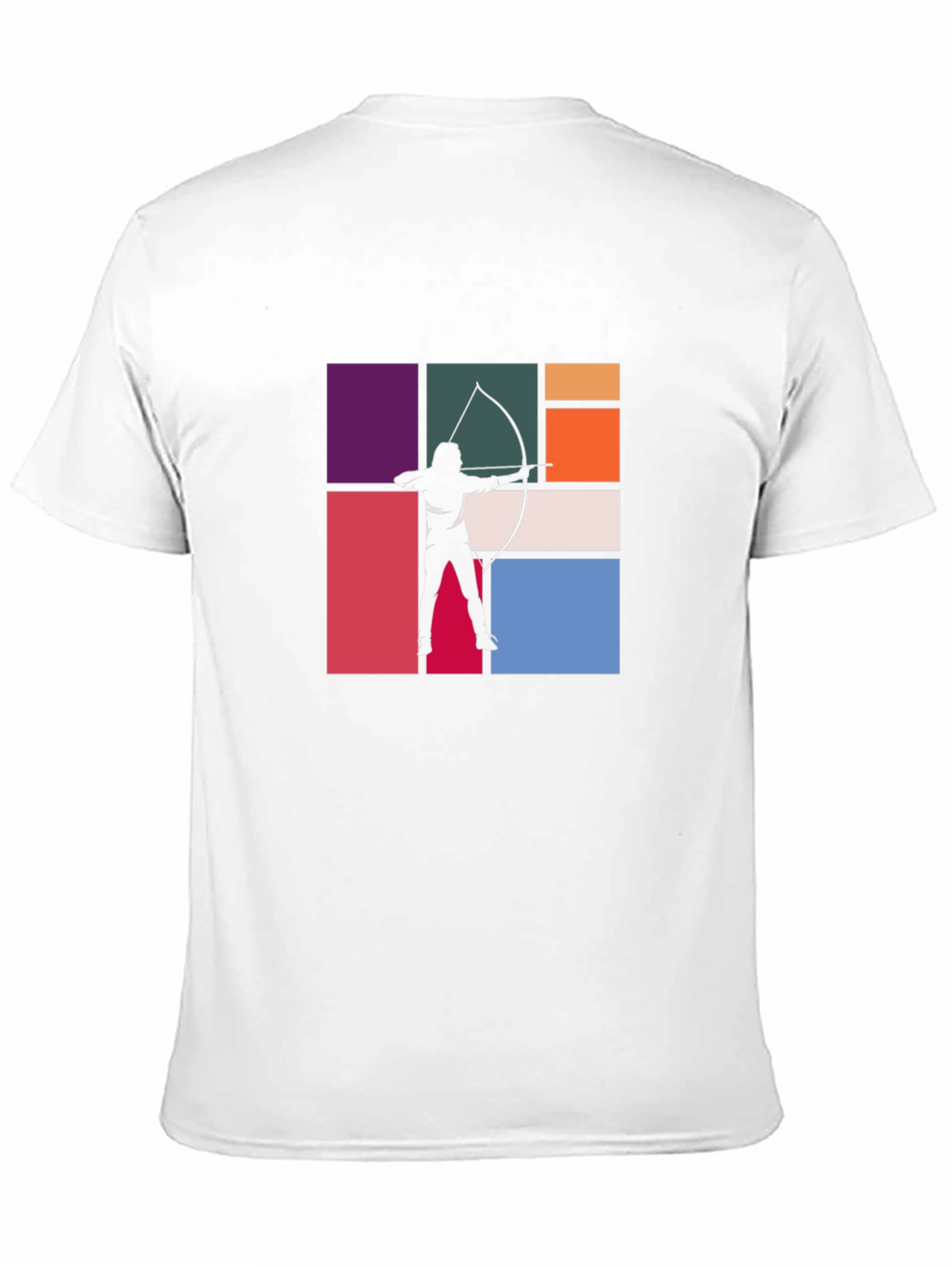 Archery Silhouette Graphic Tee - Black