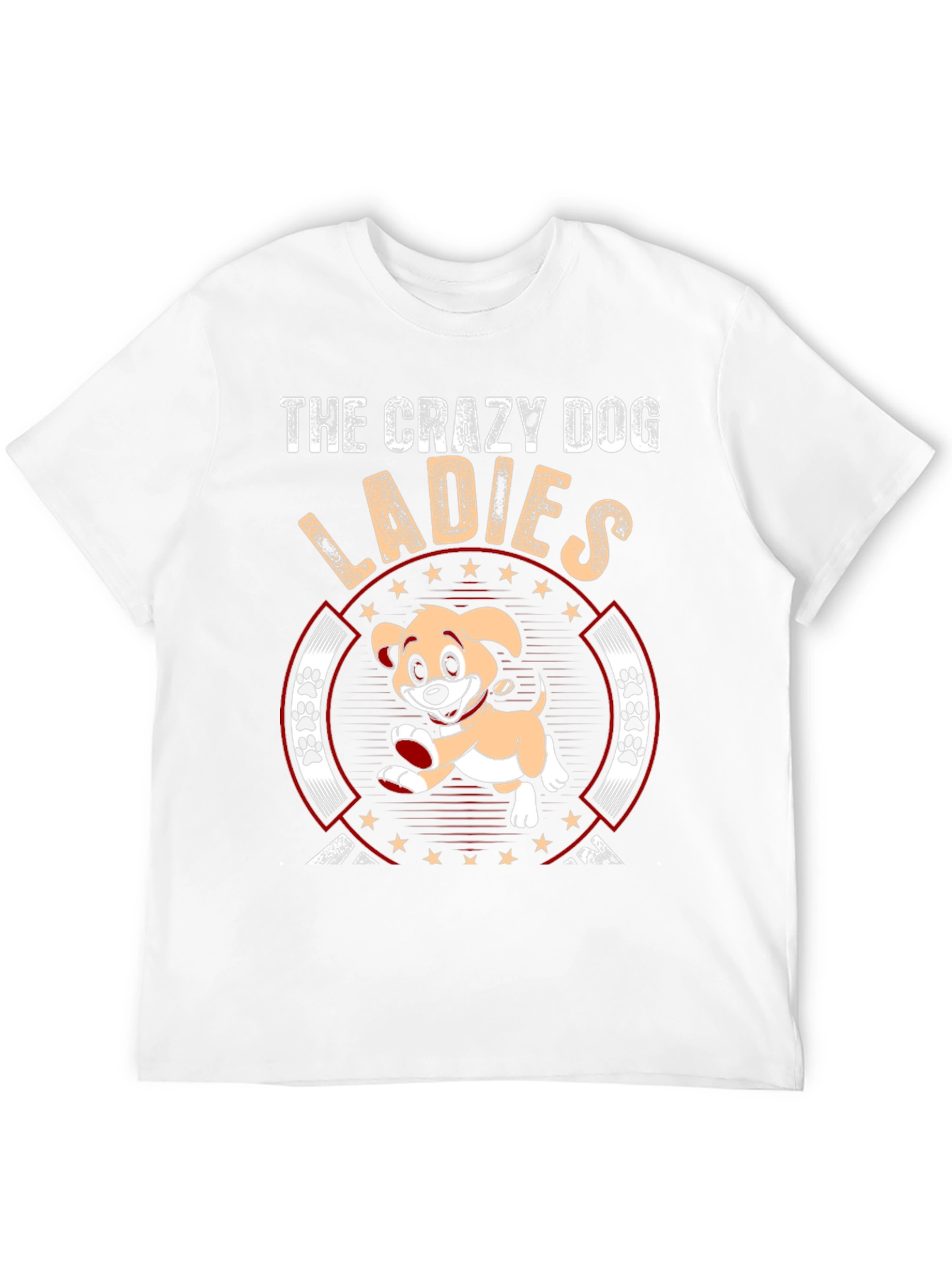 Crazy Dog Ladies T-Shirt - Novelty Graphic Tee