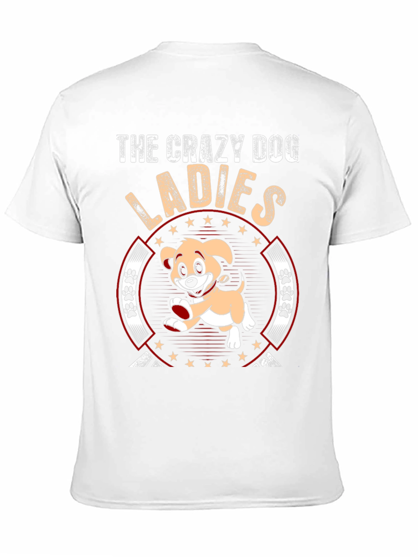 Crazy Dog Ladies T-Shirt - Novelty Graphic Tee