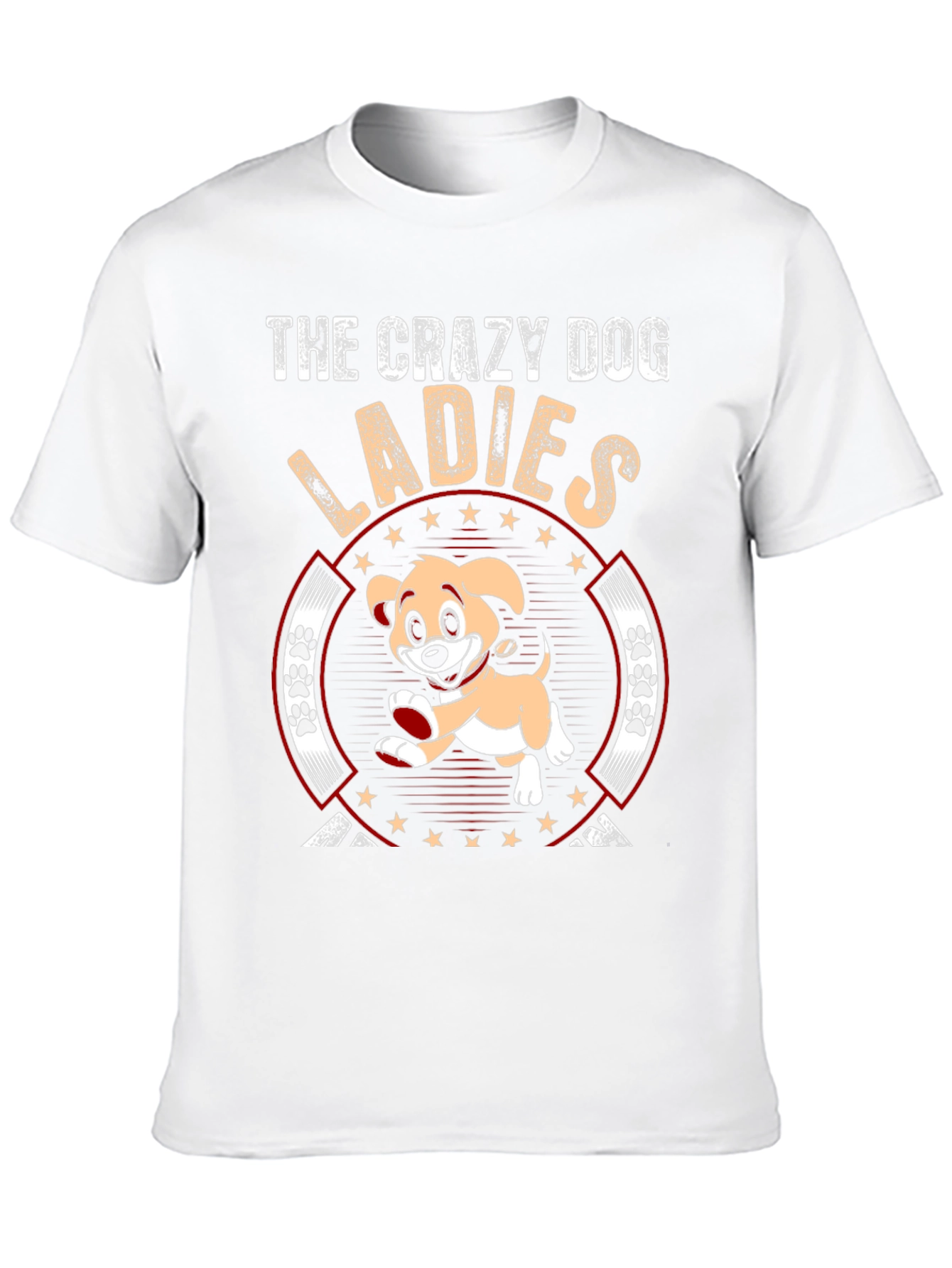 Crazy Dog Ladies T-Shirt - Novelty Graphic Tee