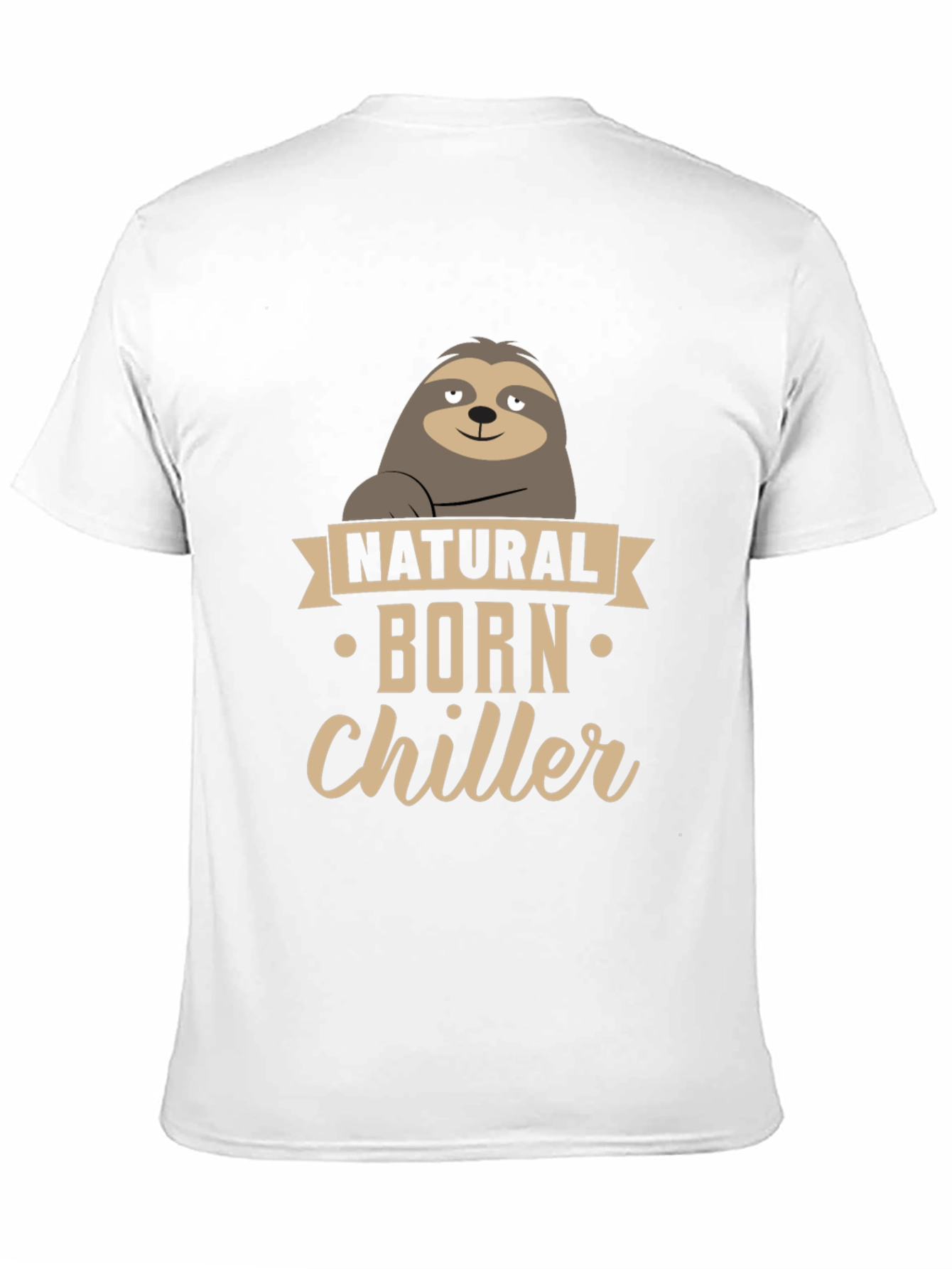 Natural Born Chiller Sloth Graphic Tee