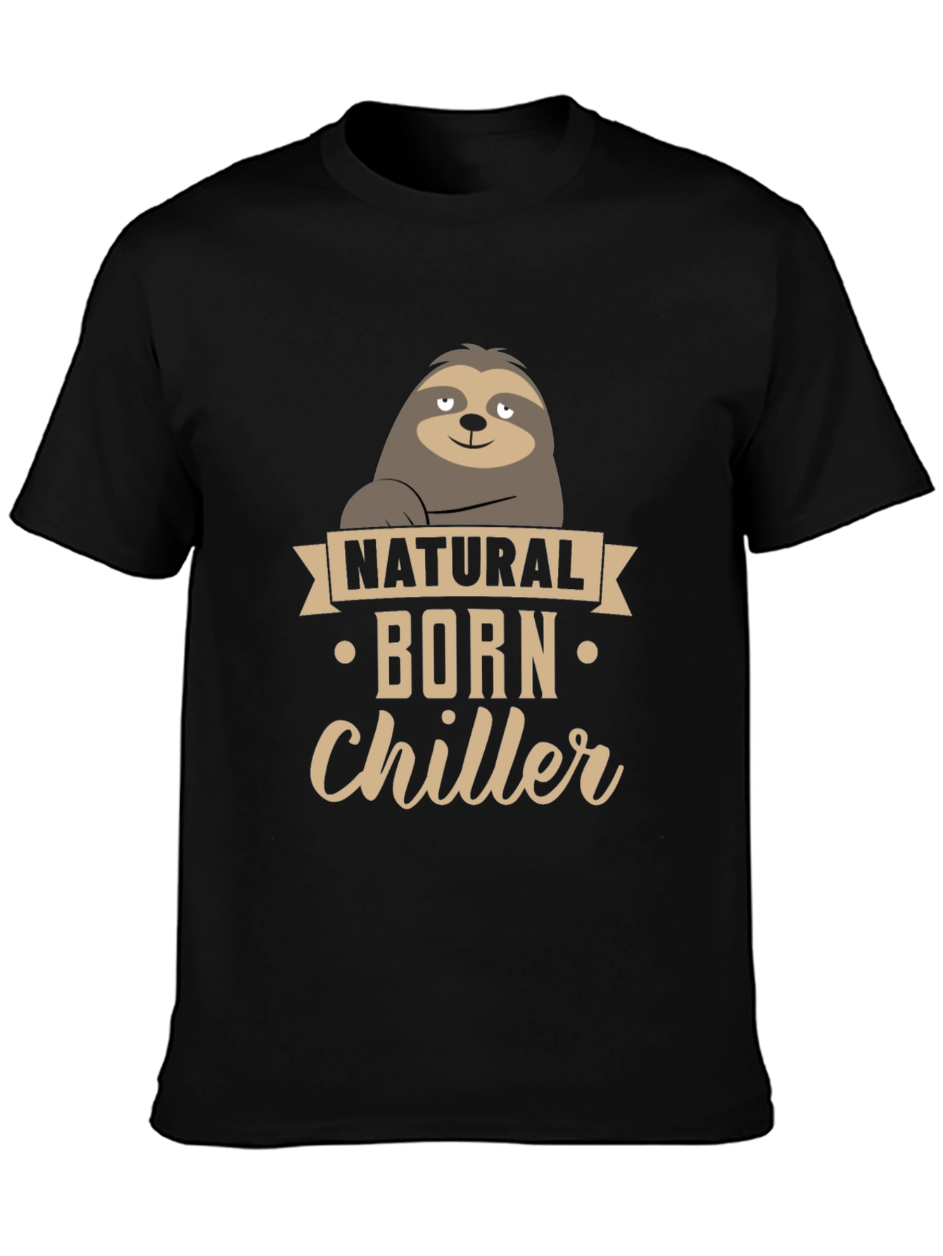 Natural Born Chiller Sloth Graphic Tee
