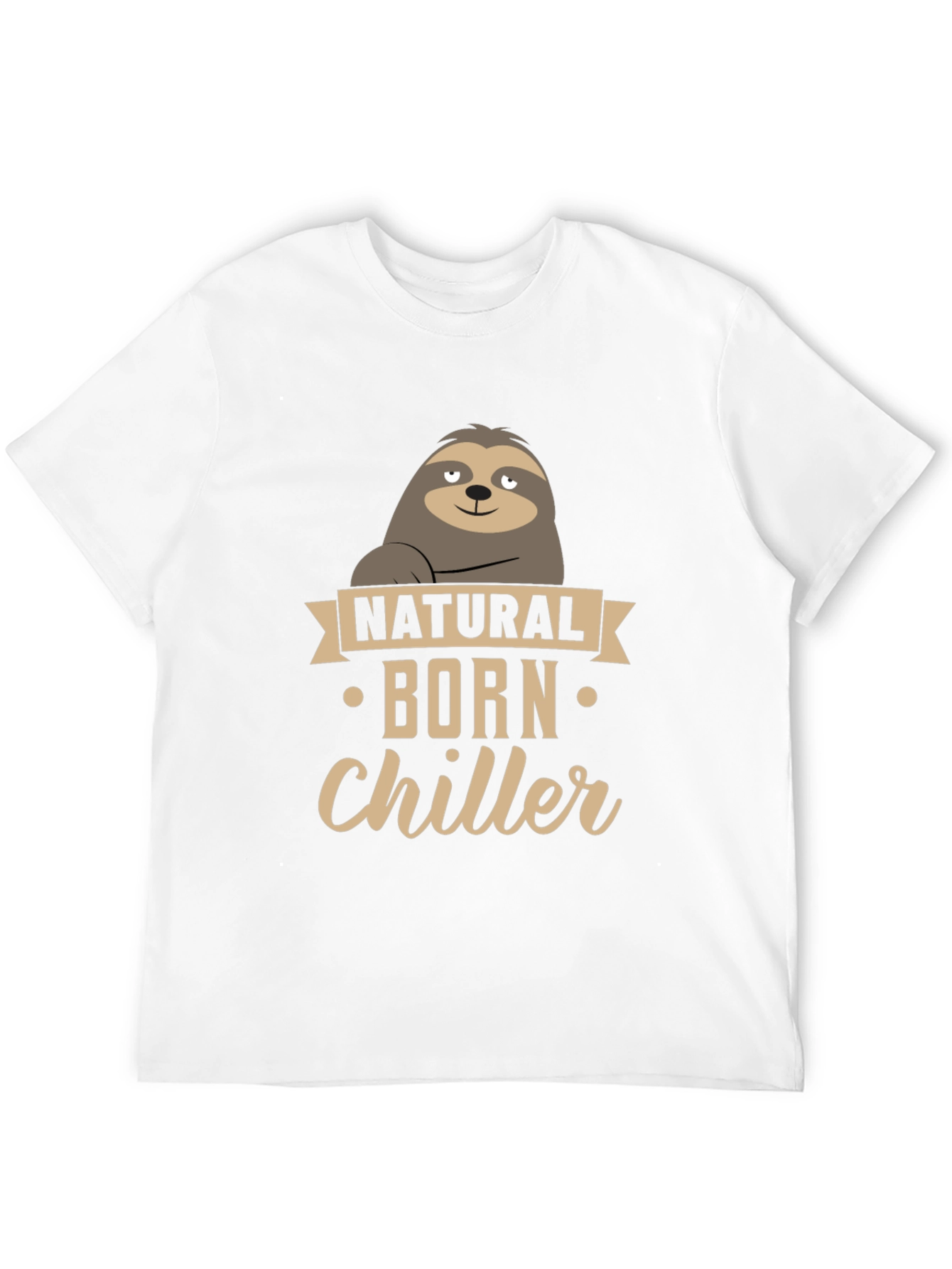 Natural Born Chiller Sloth Graphic Tee