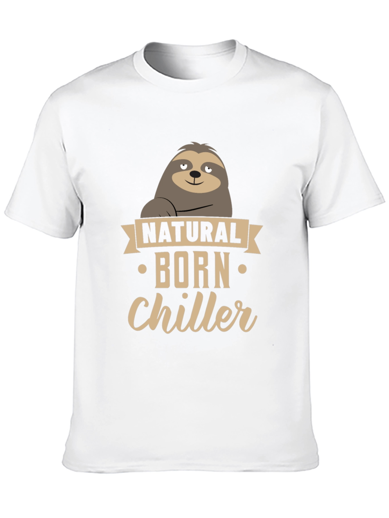 Natural Born Chiller Sloth Graphic Tee