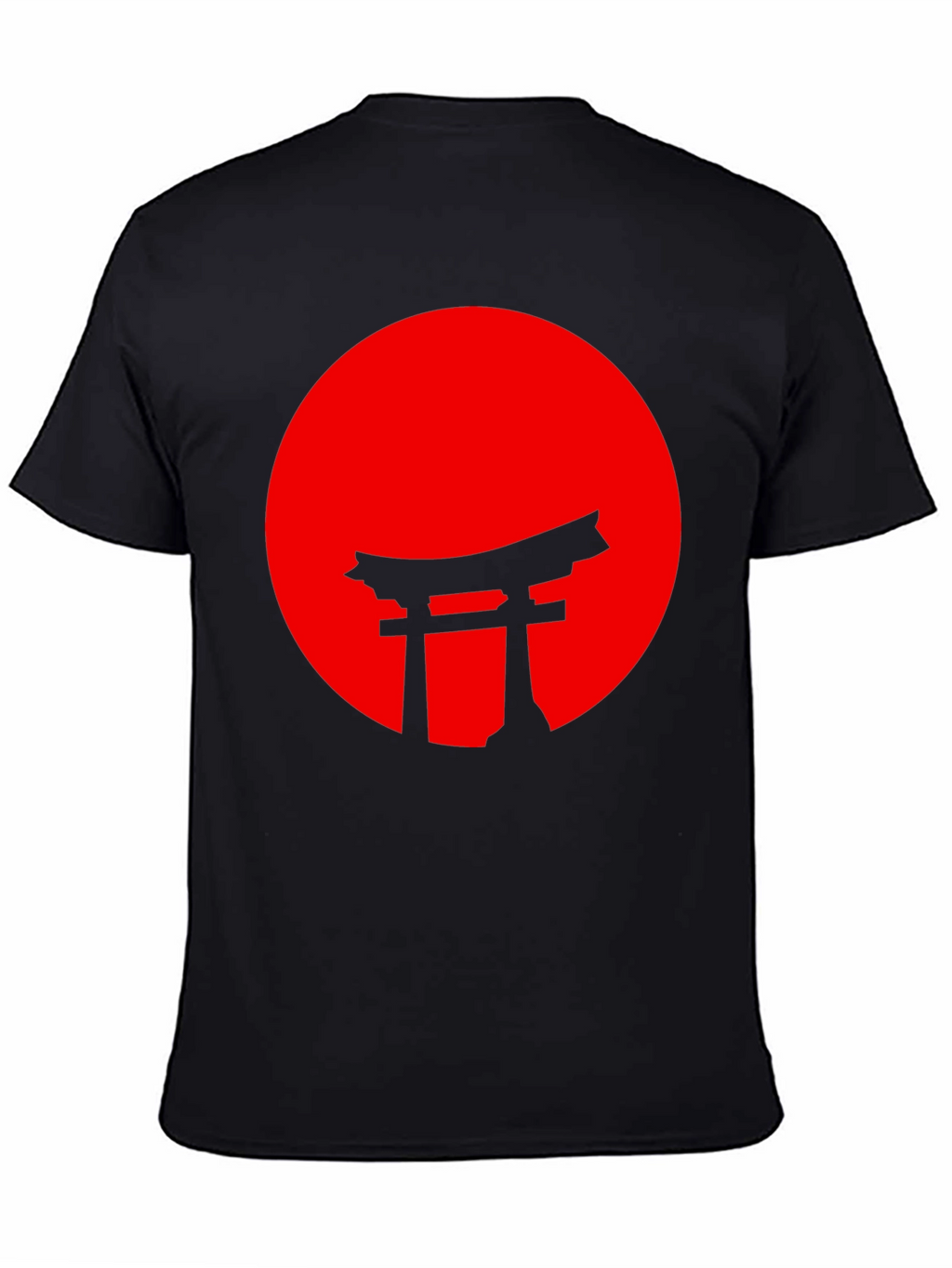Japanese Torii Gate Red Sun Graphic Tee