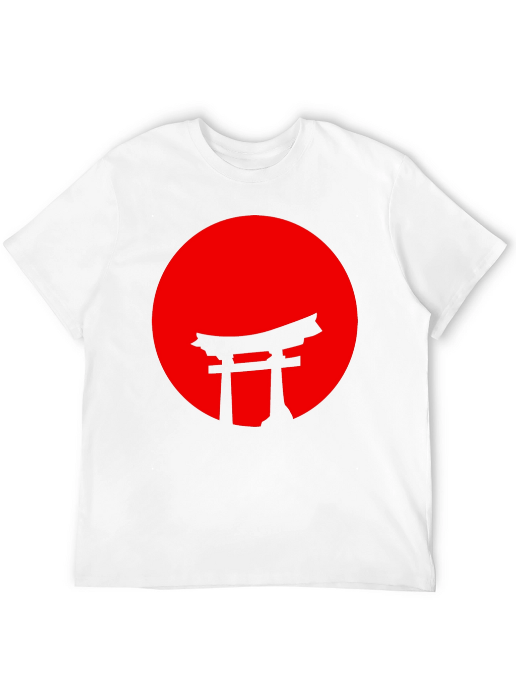 Japanese Torii Gate Red Sun Graphic Tee